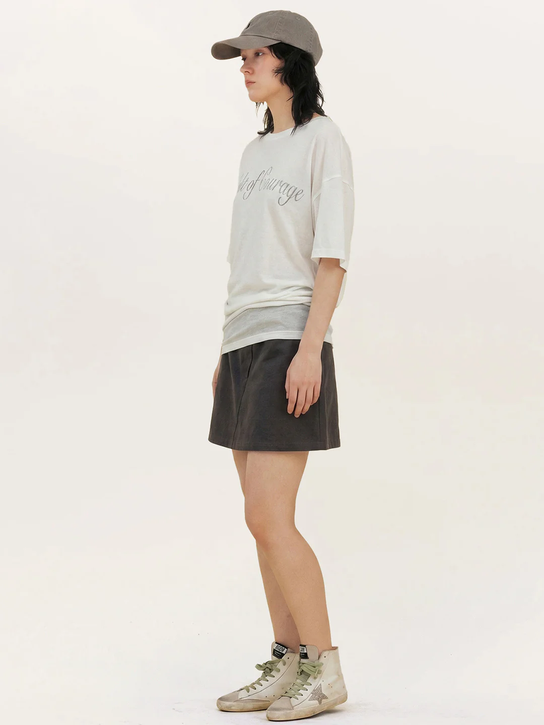 Creative Asymmetrical Print Top - Image 4