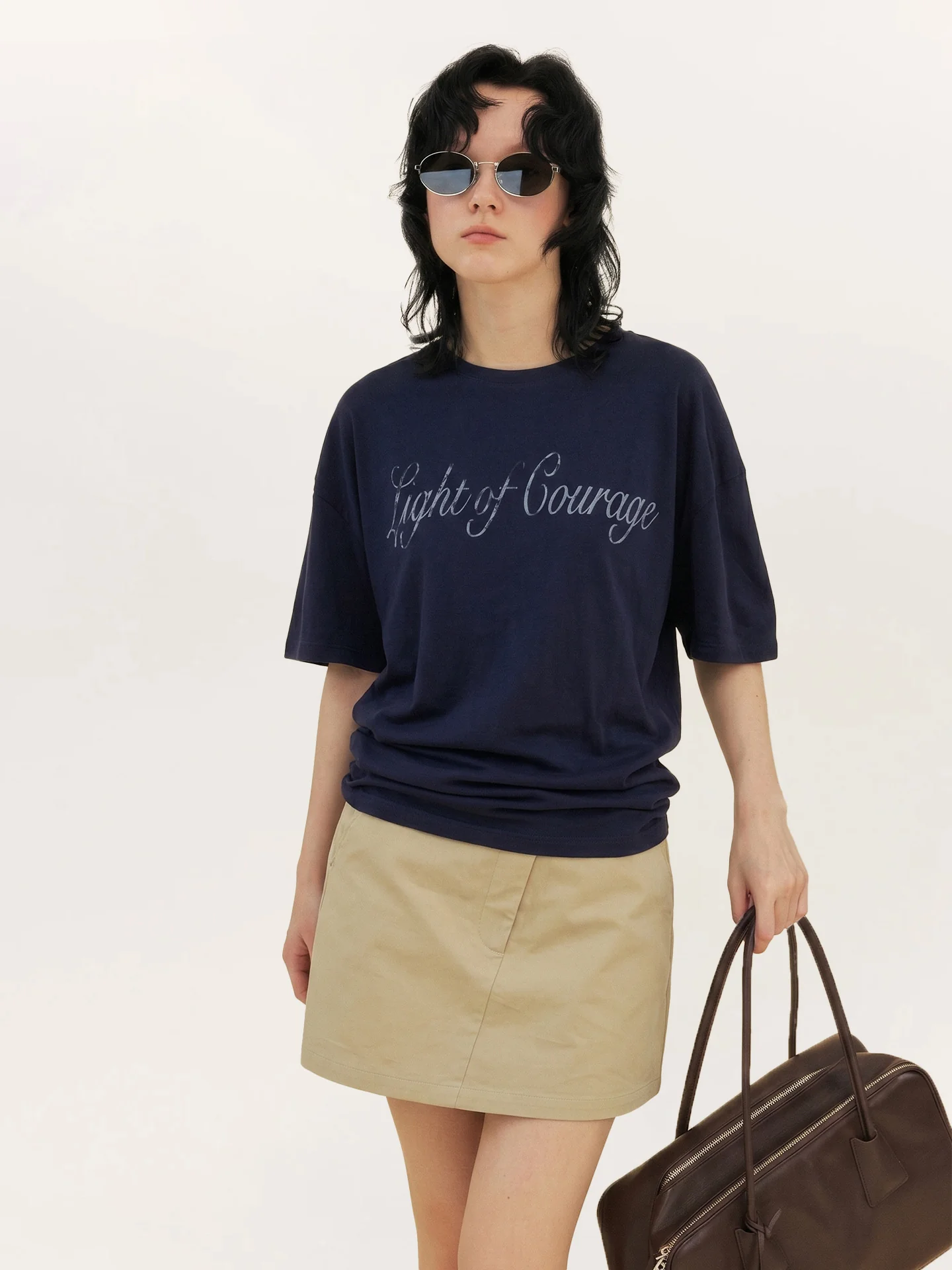 Creative Asymmetrical Print Top - Image 8