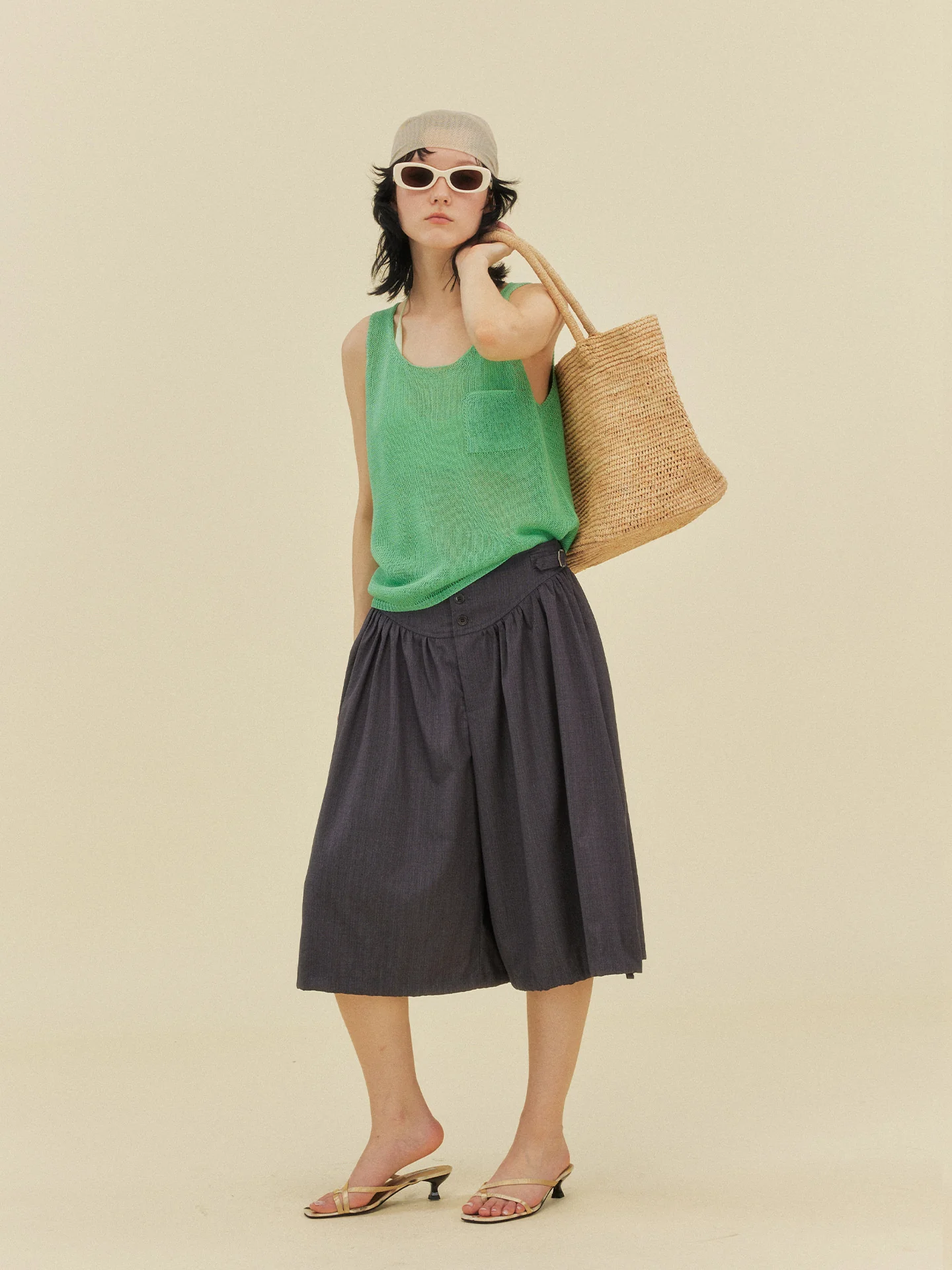 Solid Color Simple Tank Top - Image 11