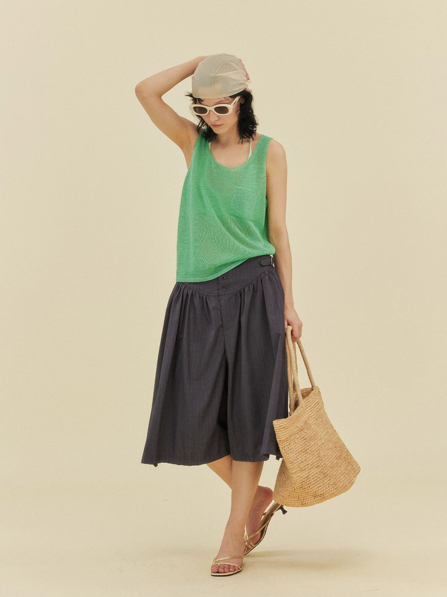 Solid Color Simple Tank Top - Image 12