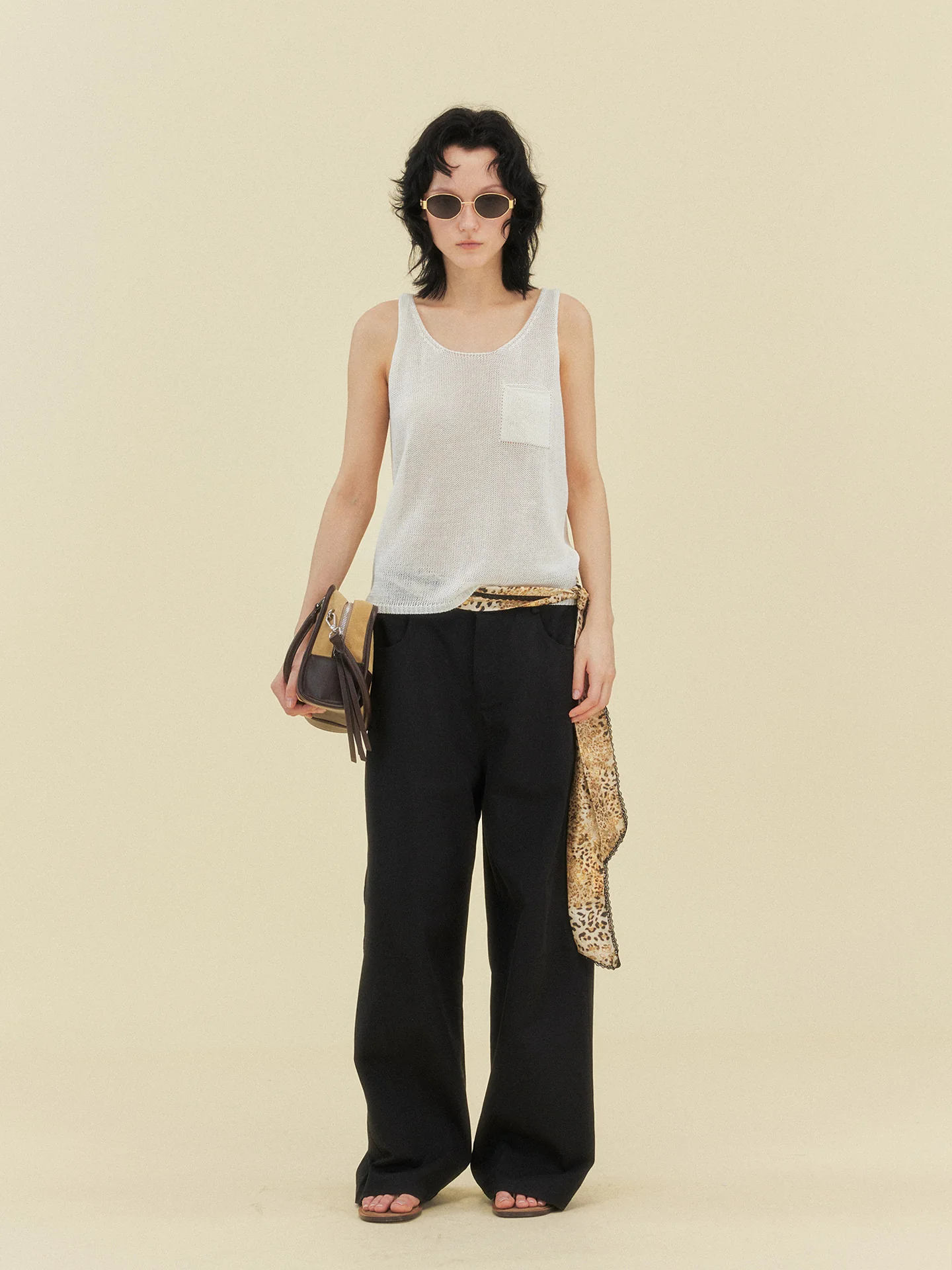 Solid Color Simple Tank Top - Image 17