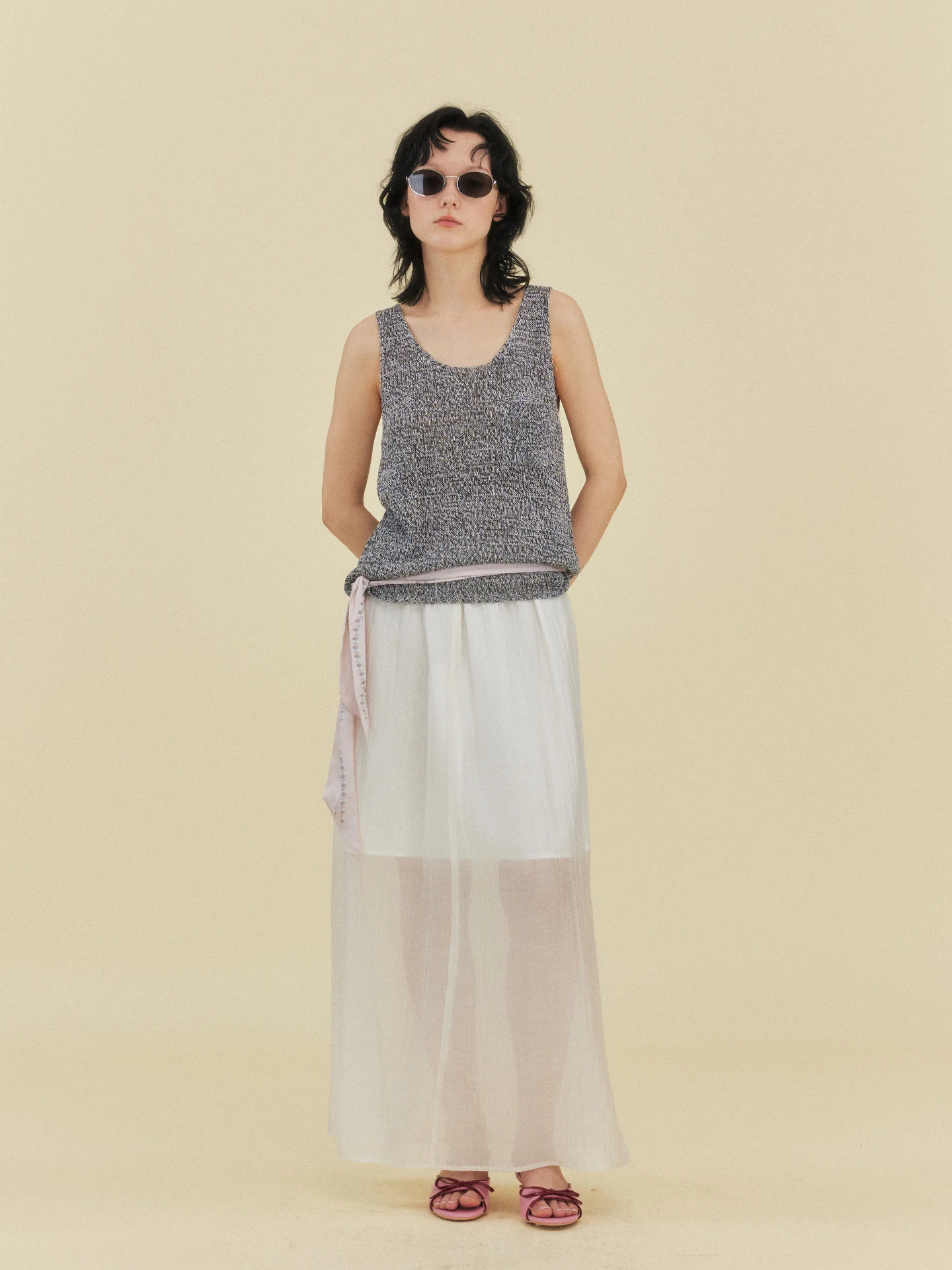Solid Color Simple Tank Top - Image 19