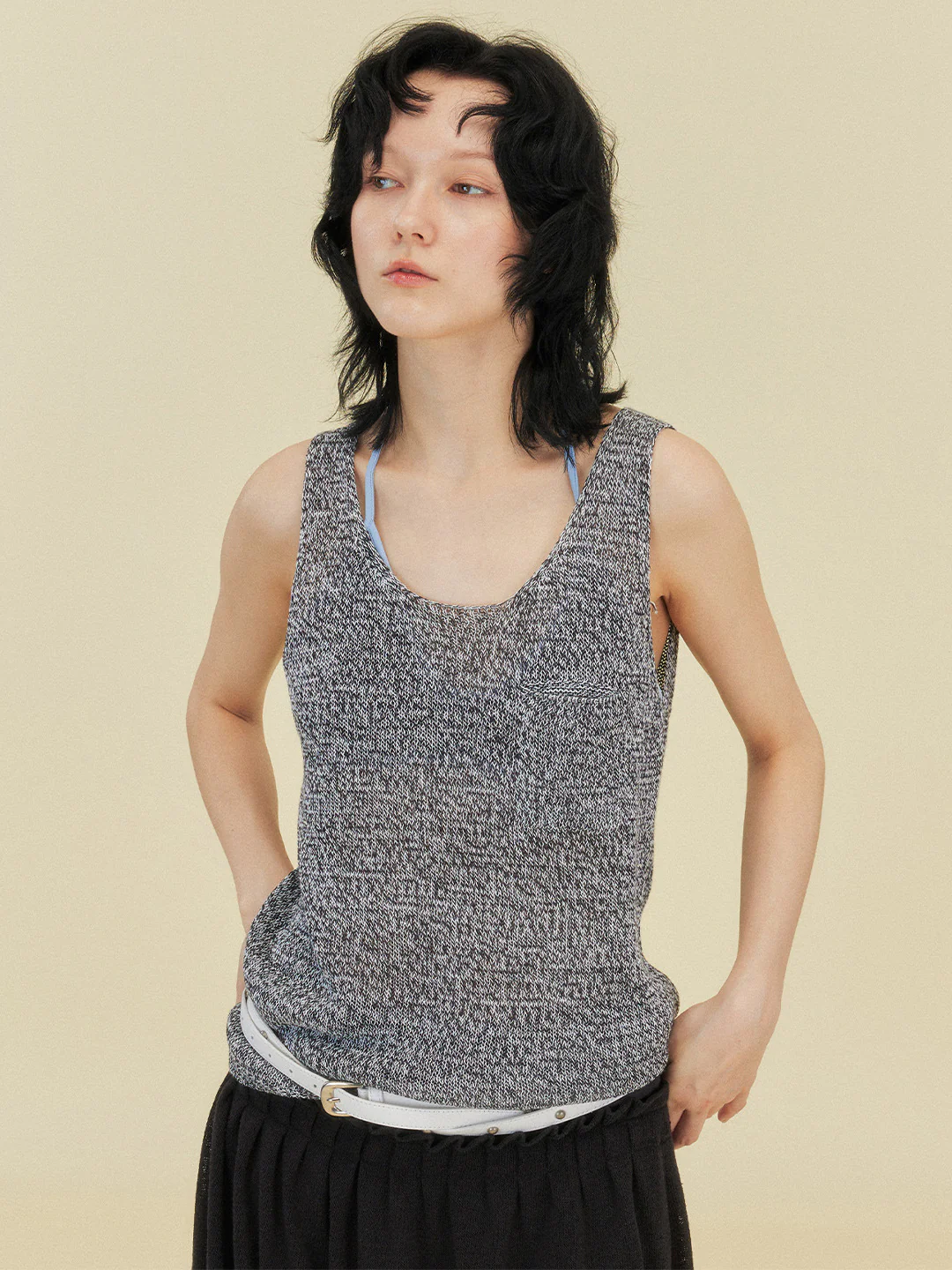 Solid Color Simple Tank Top - Image 2