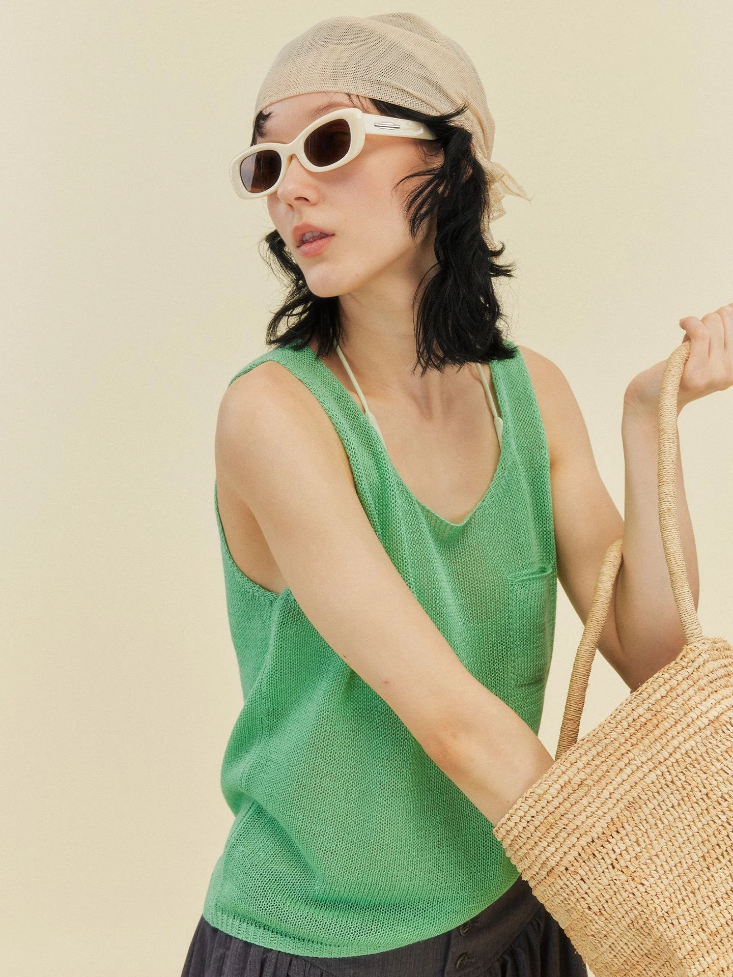 Solid Color Simple Tank Top - Image 8