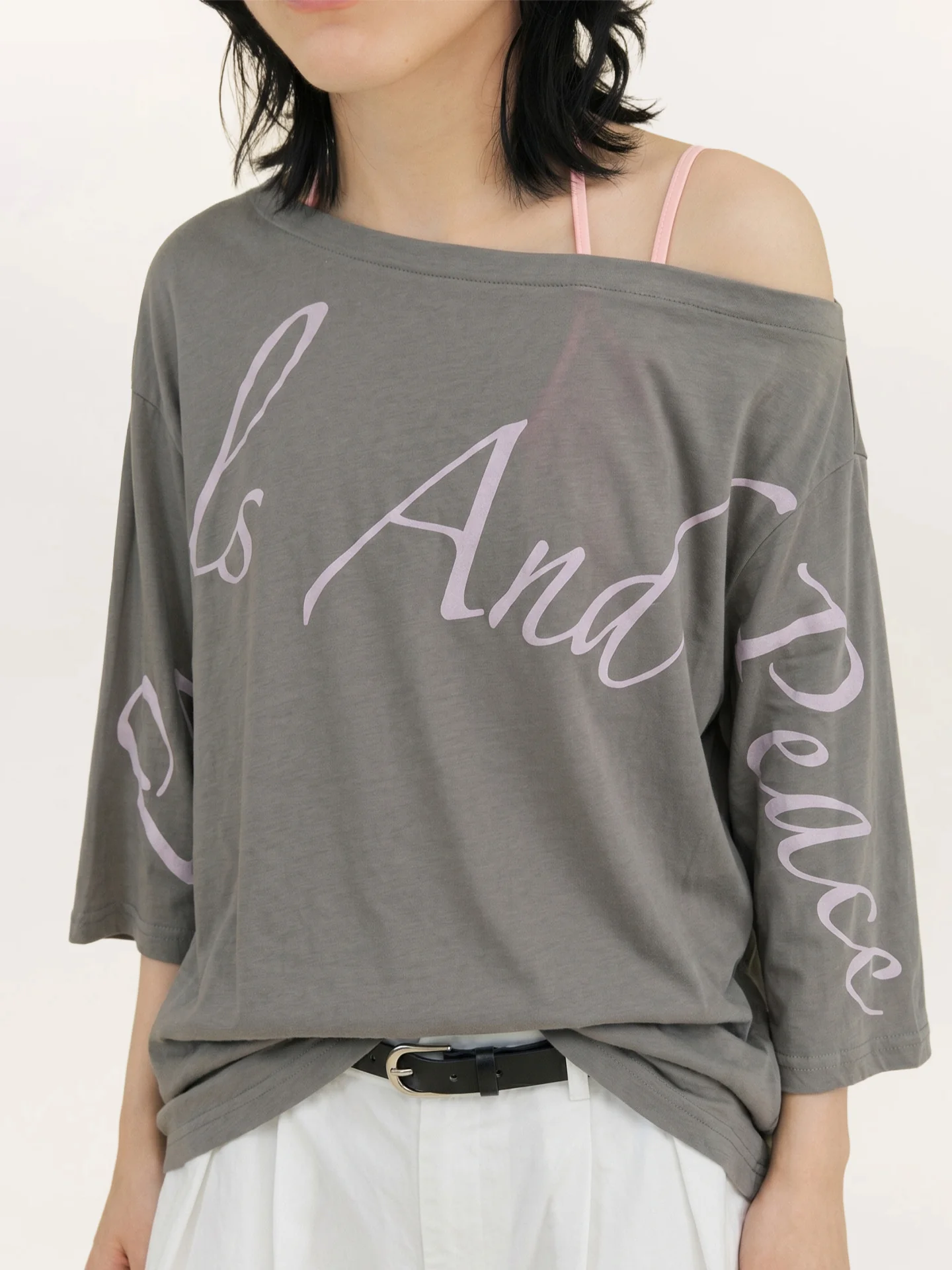 Creative Asymmetrical Print Top - Image 13