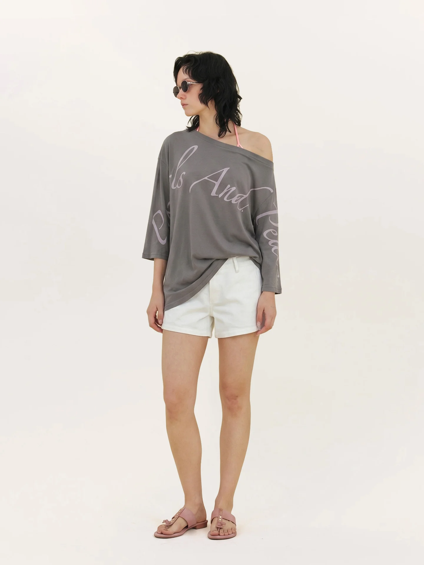Creative Asymmetrical Print Top - Image 14