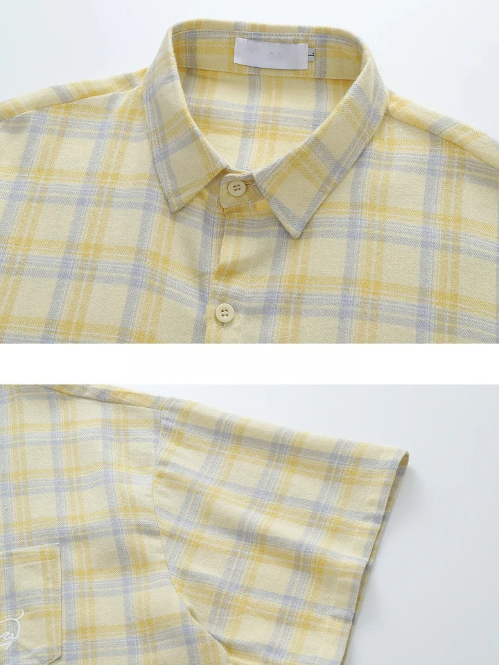 Cityboy Plaid Embroidery Shirts - Image 4
