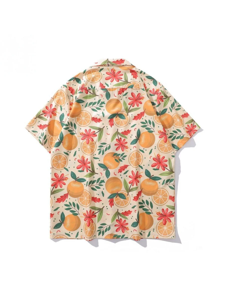 Jacquard Dark Pattern Cuban Territory Shirts - Image 2