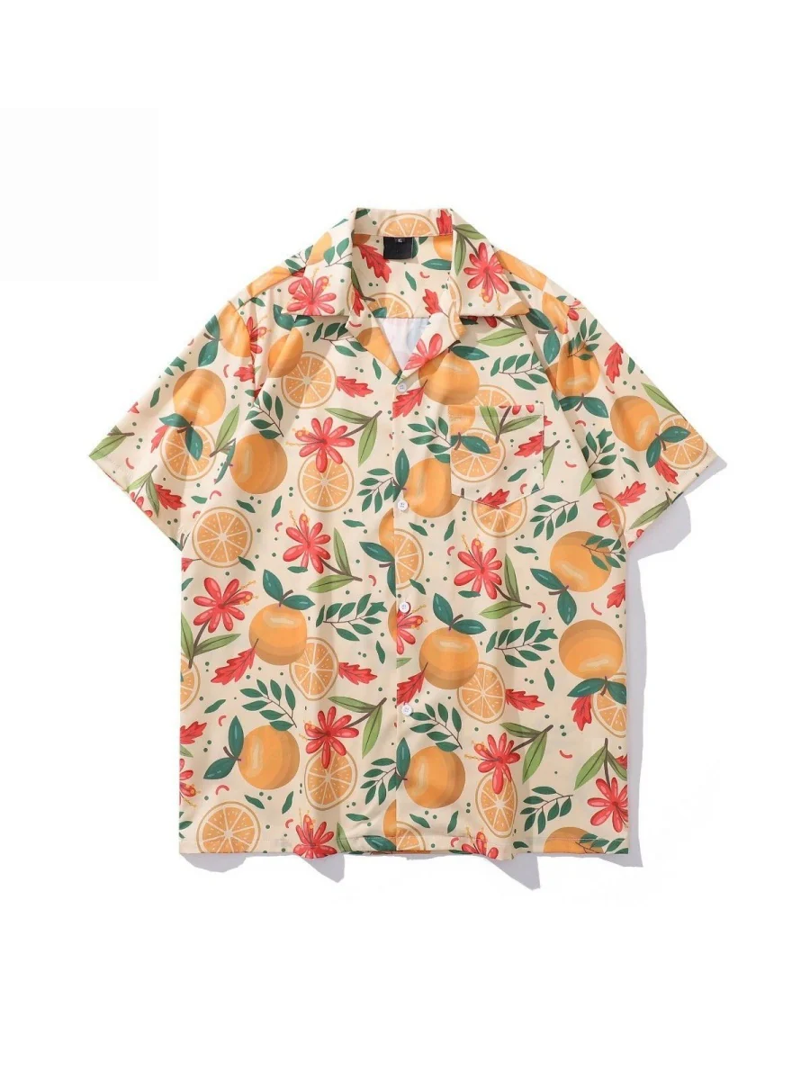 Jacquard Dark Pattern Cuban Territory Shirts - Image 3