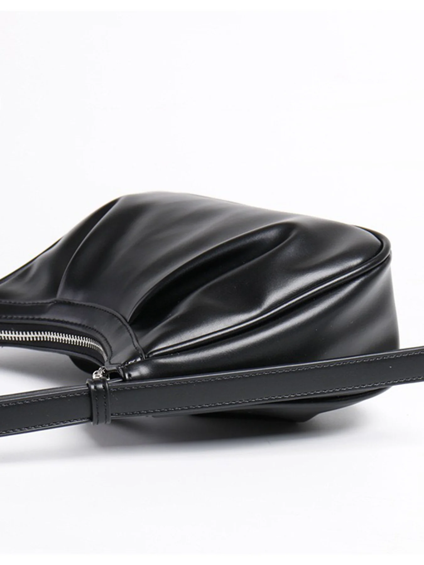 Pleated Shoulder Bag - Image 5