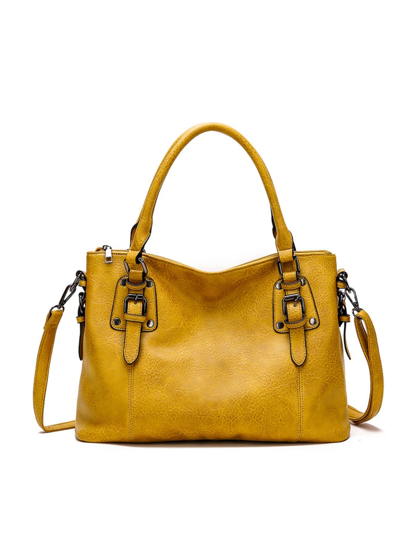 Stylish Retro Minimalist Large Capacity Handbag - Image 16