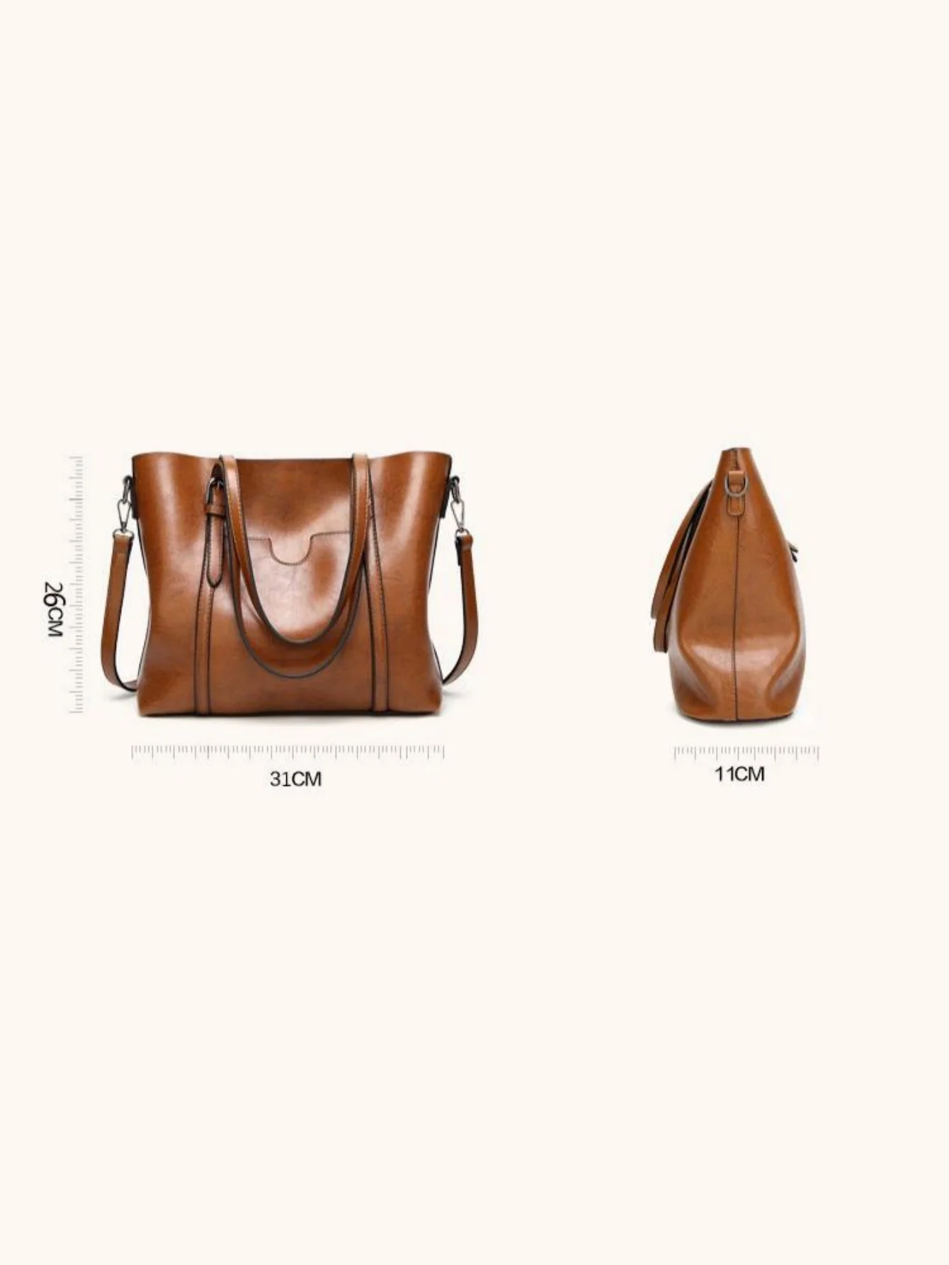 Stylish, Retro, Minimalist, Large-capacity Tote Bag - Image 17