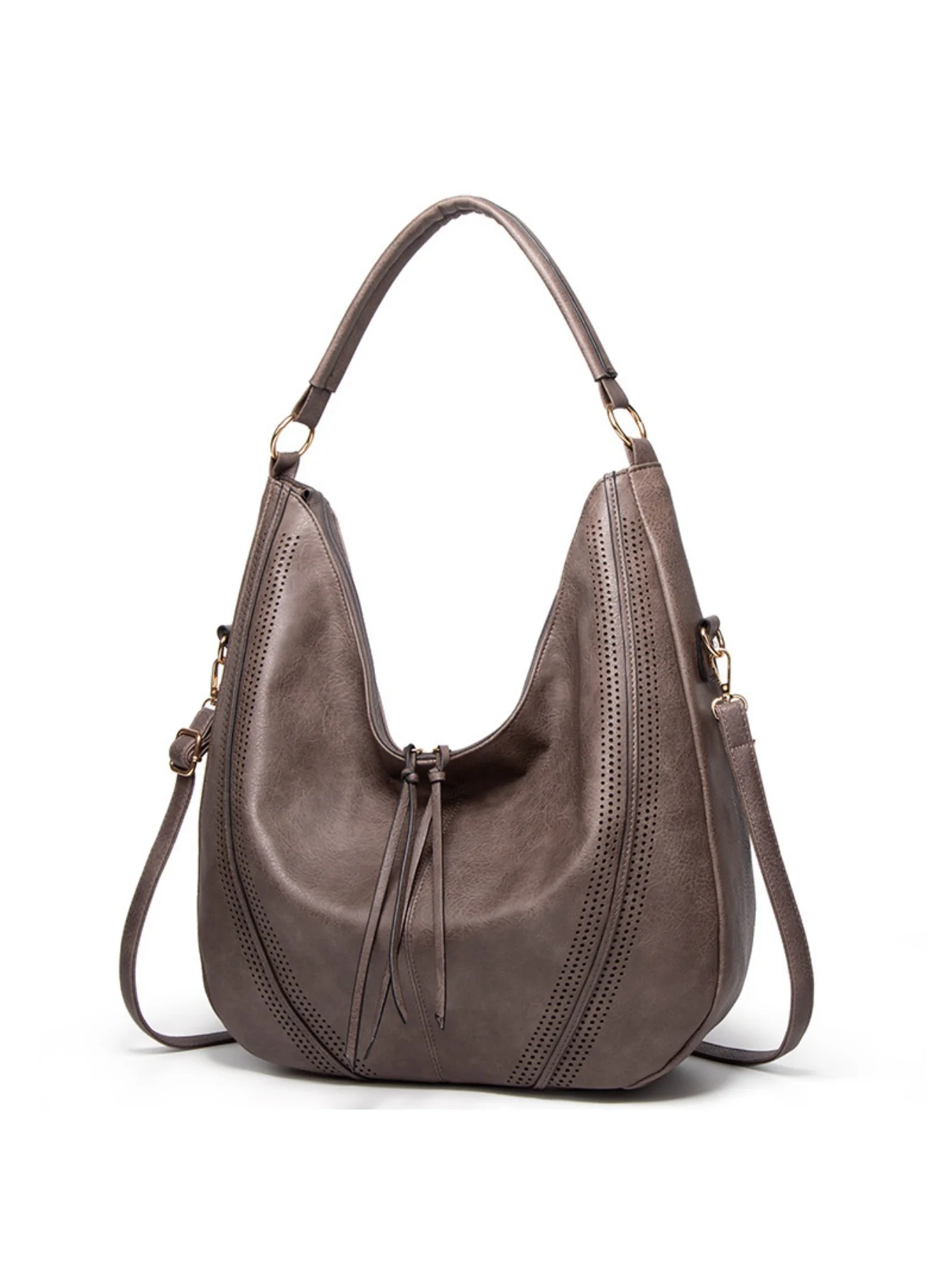 Tassel Openwork Shoulder Bag - Image 12