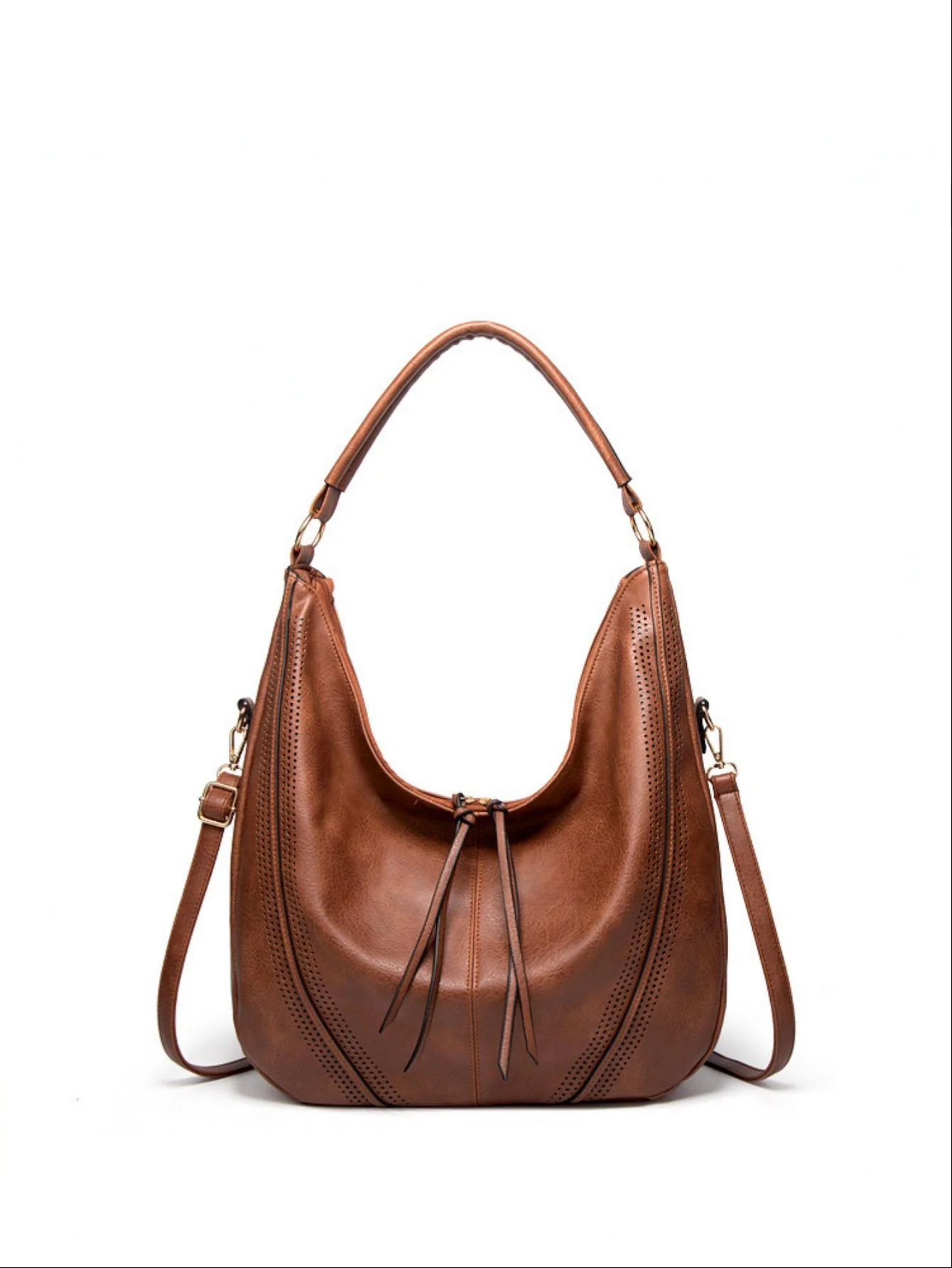 Tassel Openwork Shoulder Bag - Image 4