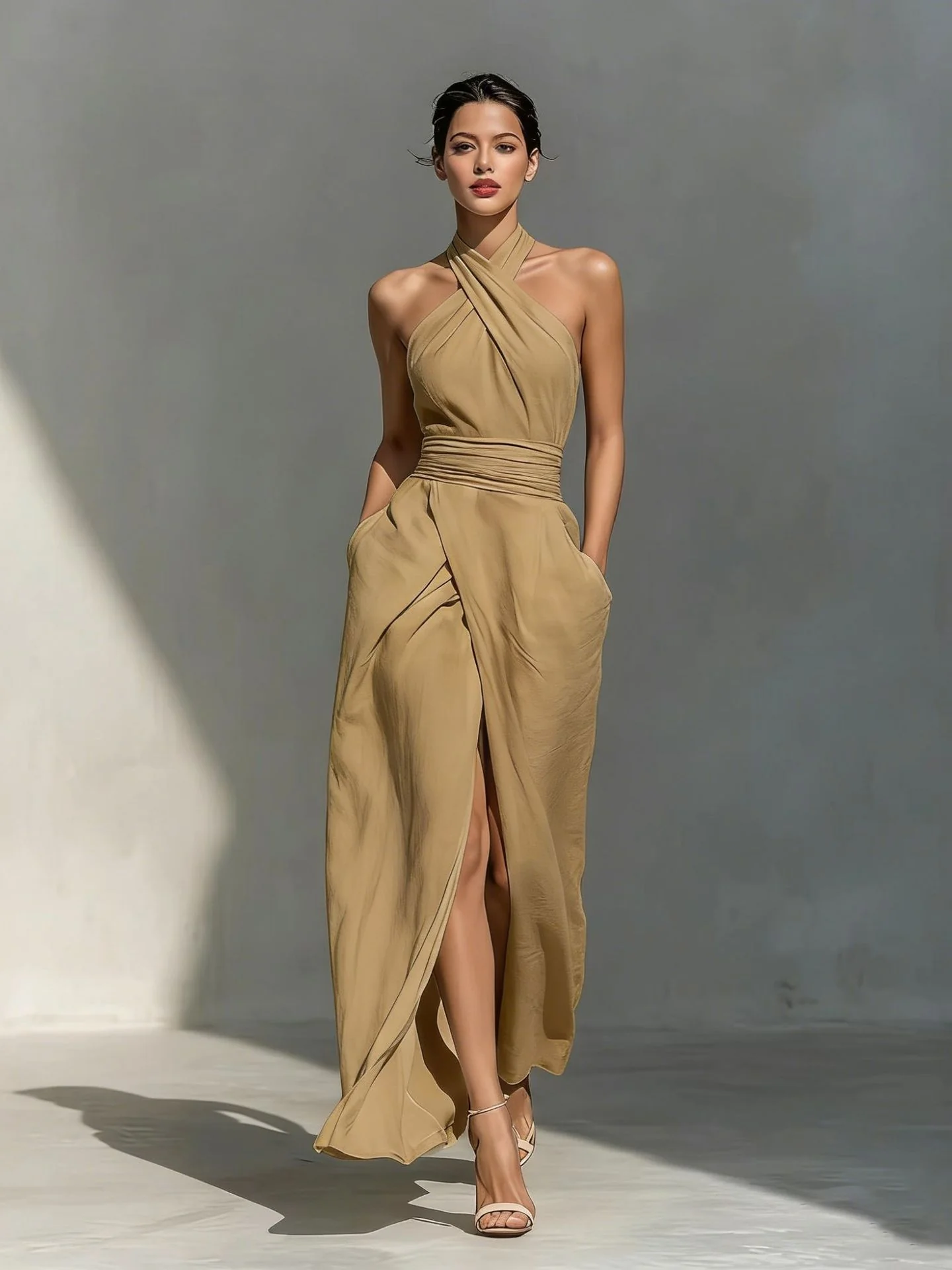 Sleeveless Elegant Slim-fit Long Dress - Image 6