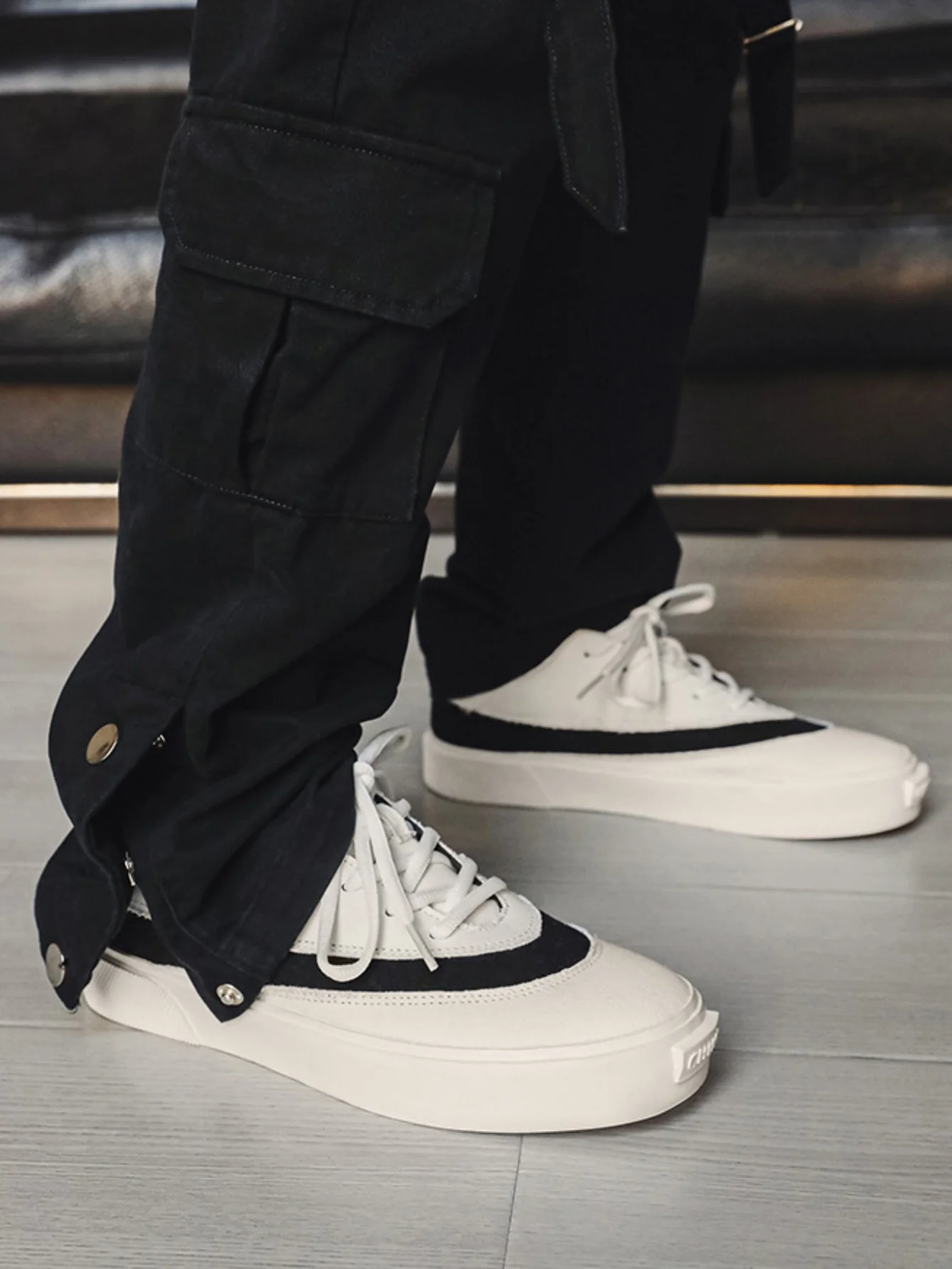 Suede Color-blocked Sneakers - Image 13