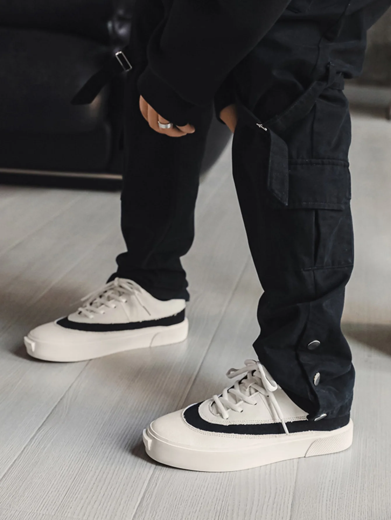 Suede Color-blocked Sneakers - Image 16