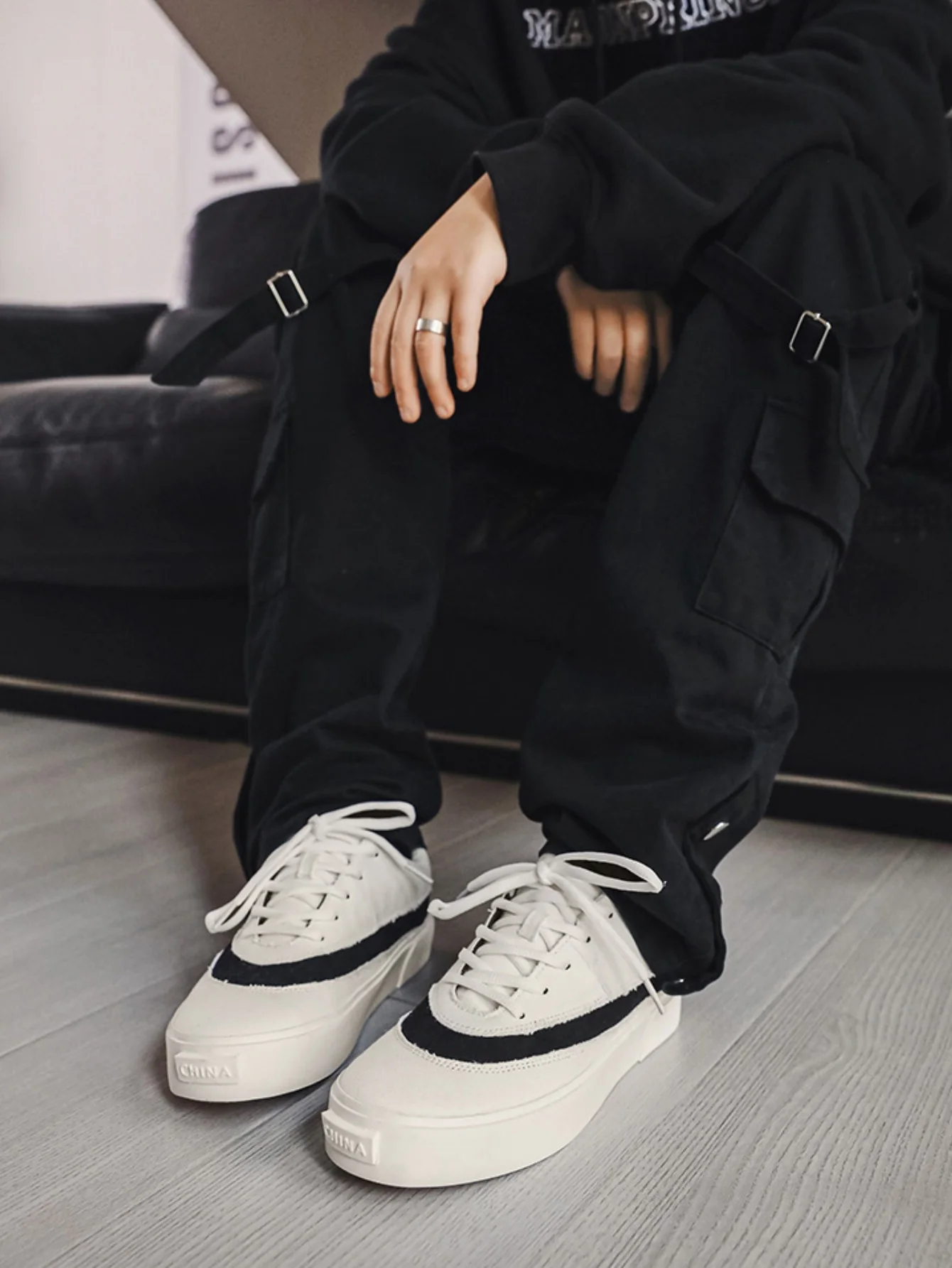 Suede Color-blocked Sneakers - Image 18