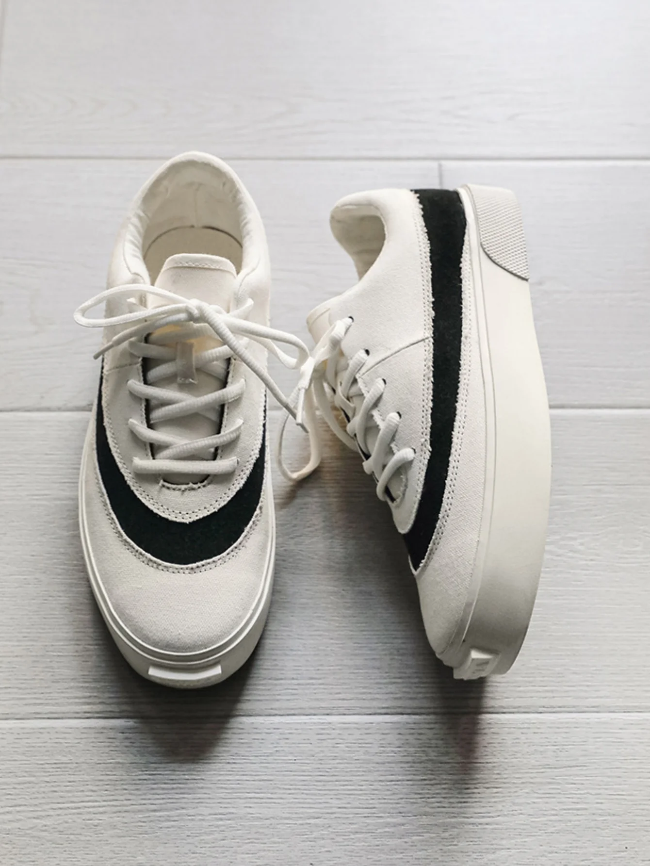 Suede Color-blocked Sneakers - Image 19