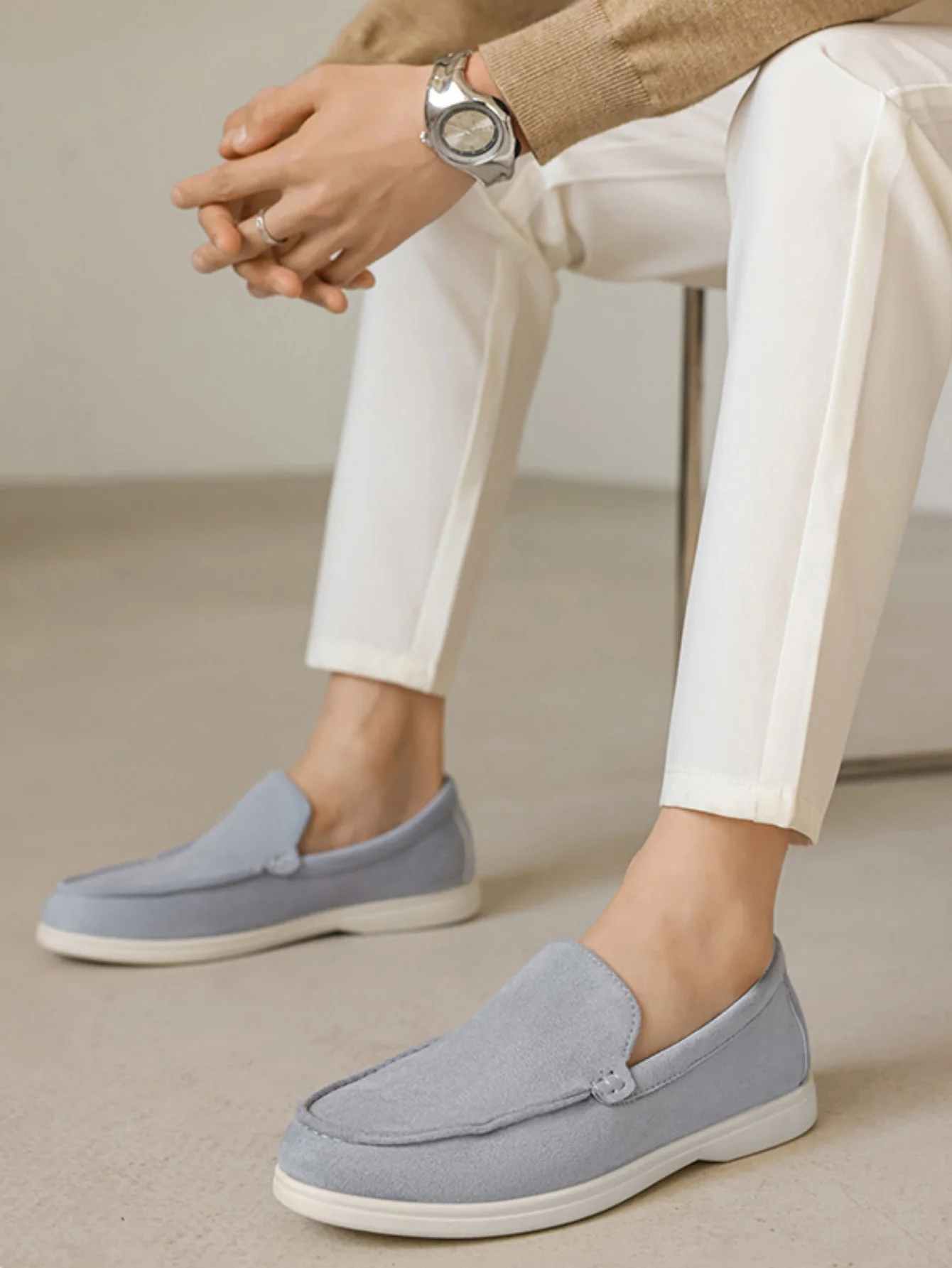 Suede Slip-on Loafers - Image 8