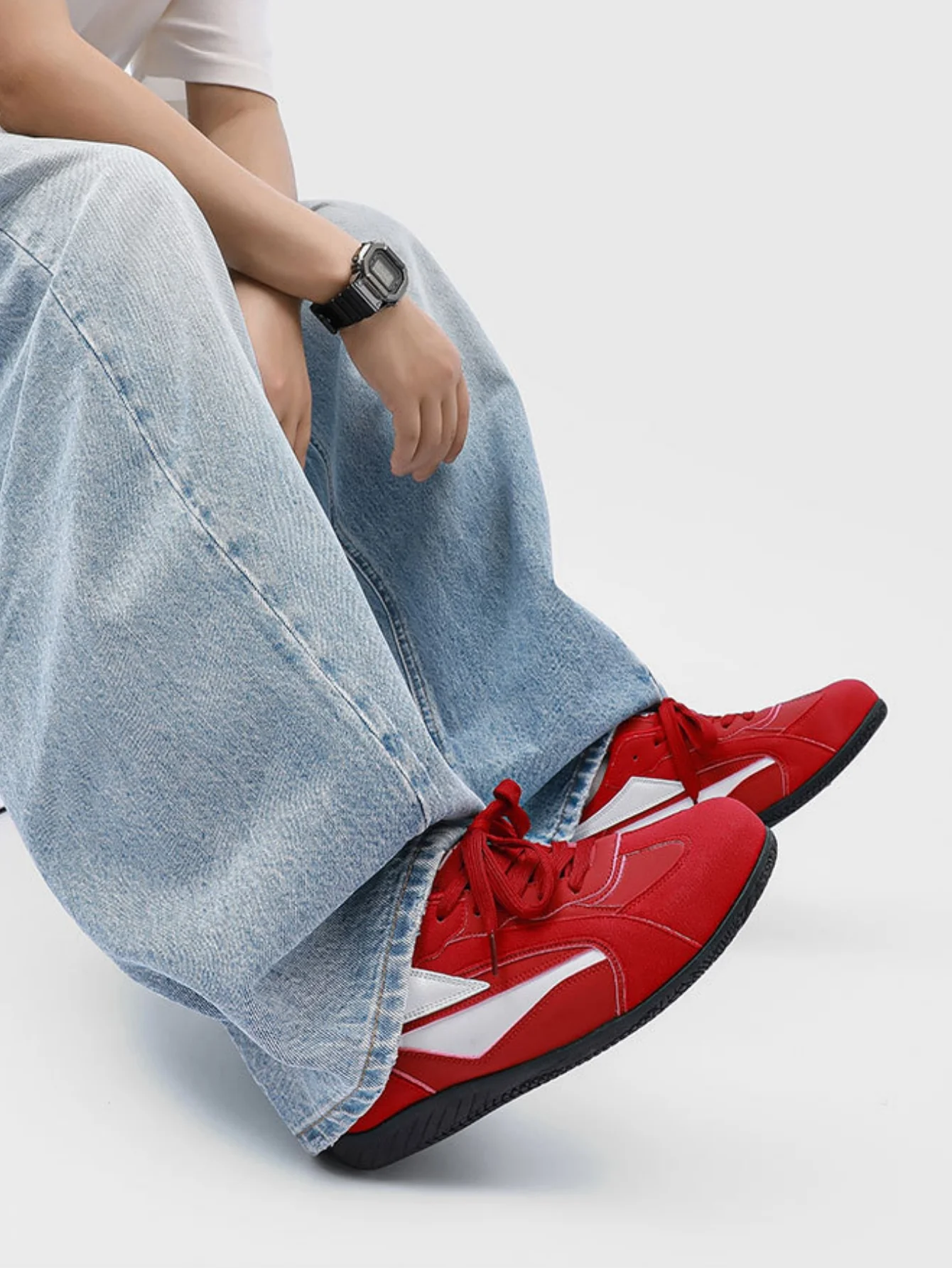 Color-blocked German Training Casual Shoes - Image 3