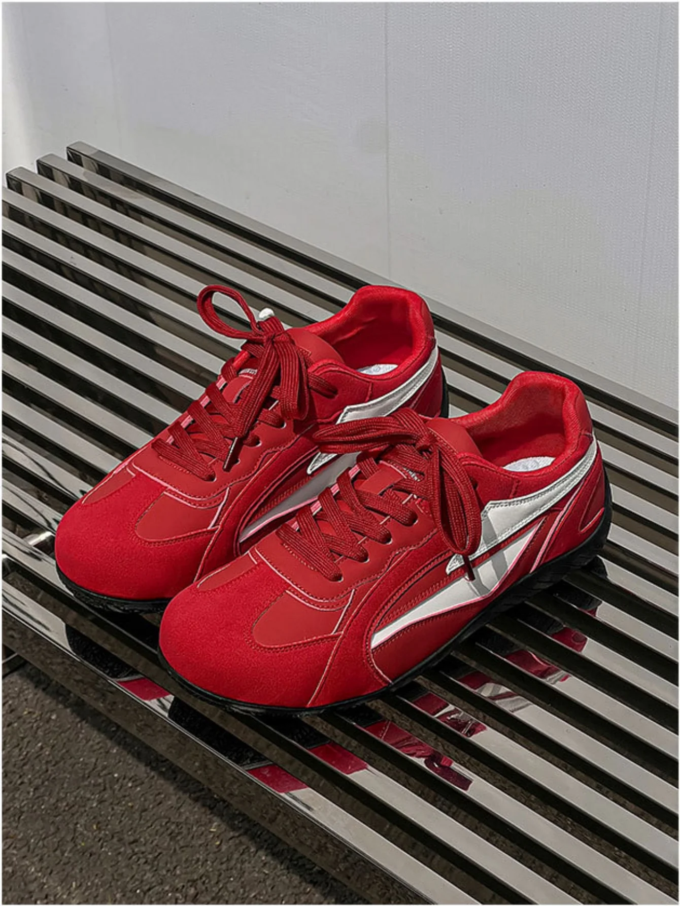 Color-blocked German Training Casual Shoes - Image 6