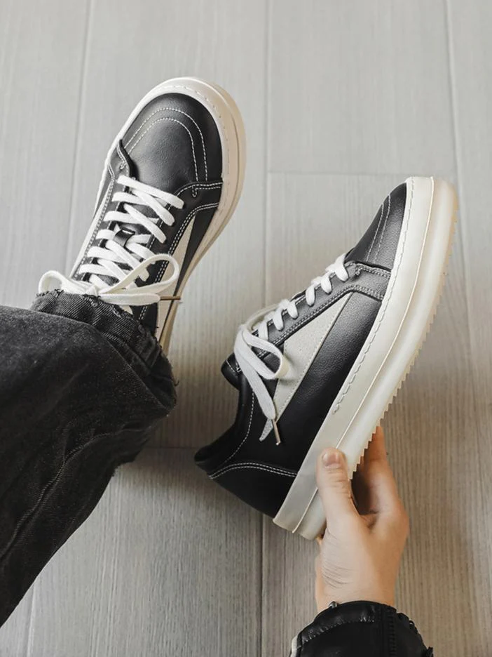 Color-blocked Casual Sneakers