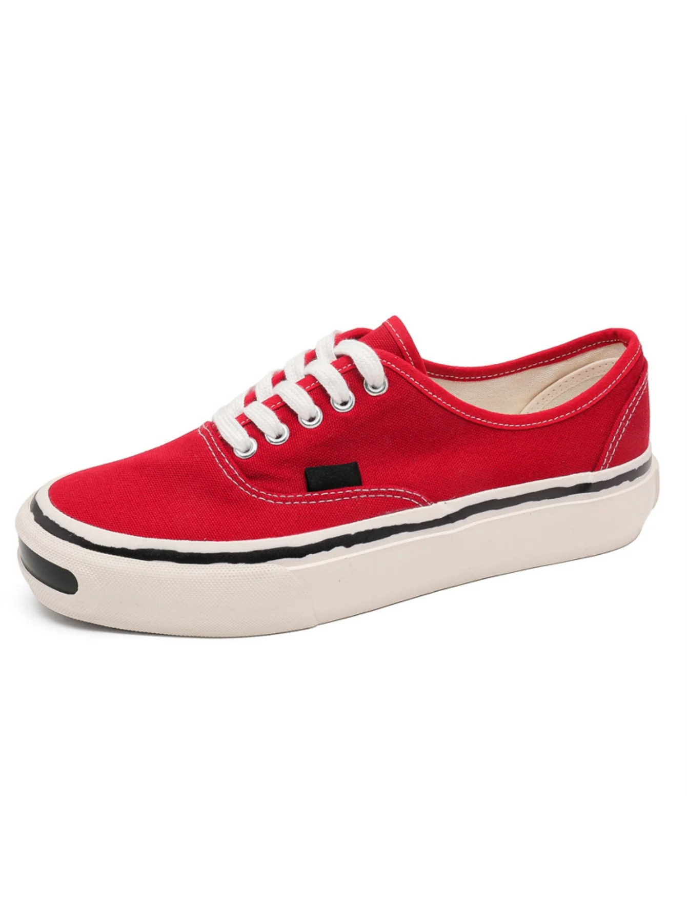 Color-blocked Canvas Shoes - Image 2