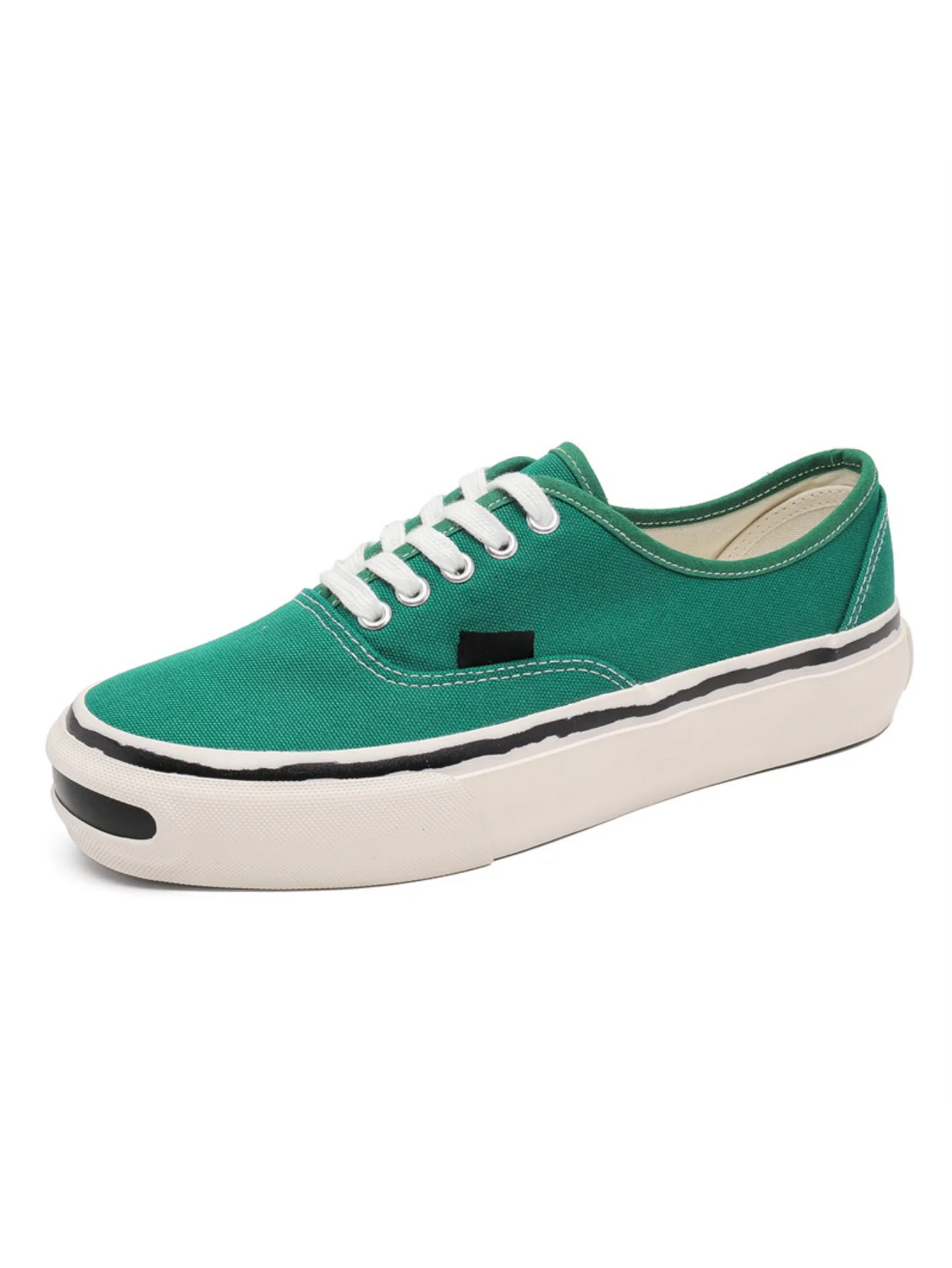 Color-blocked Canvas Shoes - Image 5