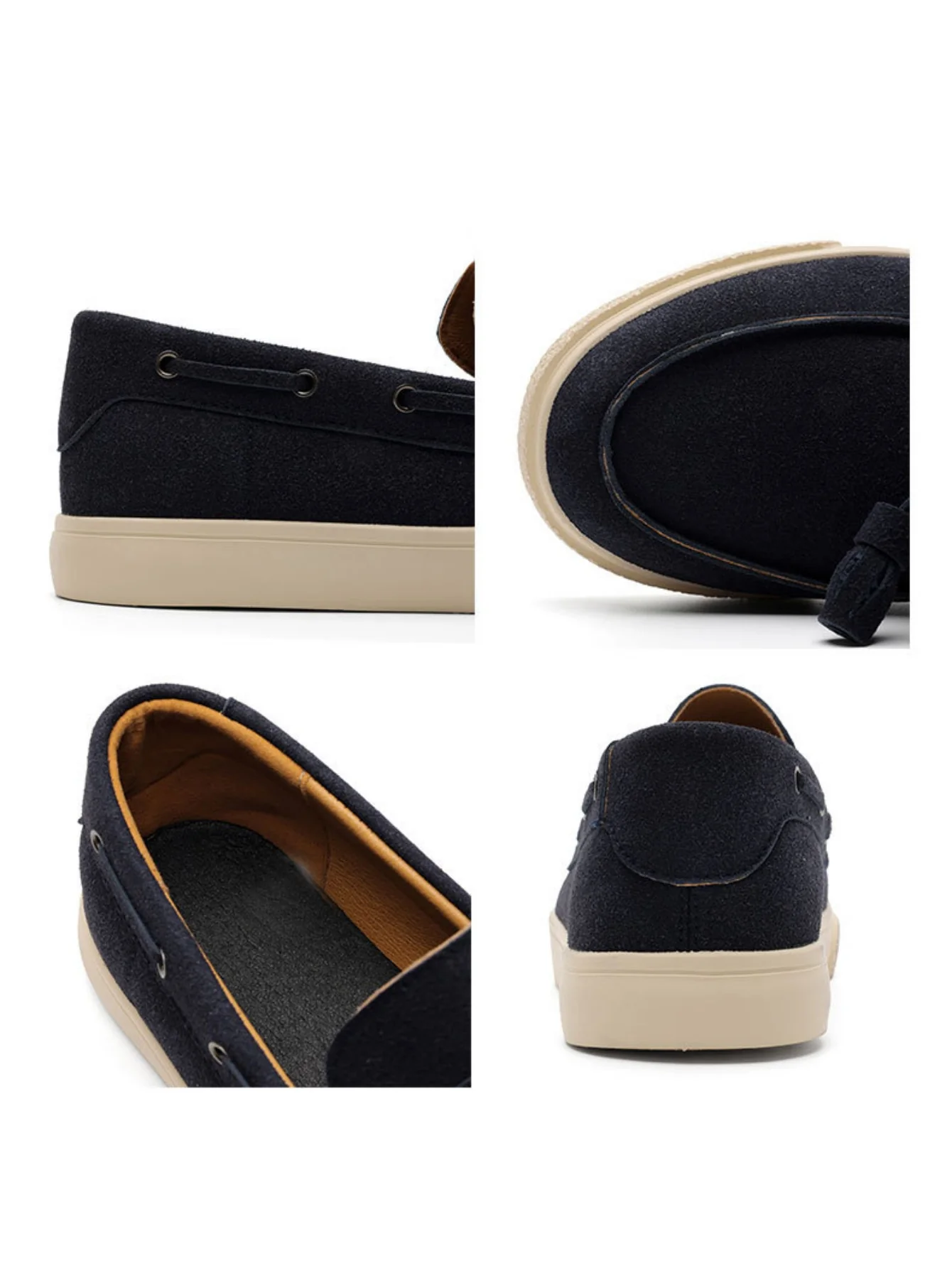 Color-blocked Tassel Slip-on Loafers - Image 8