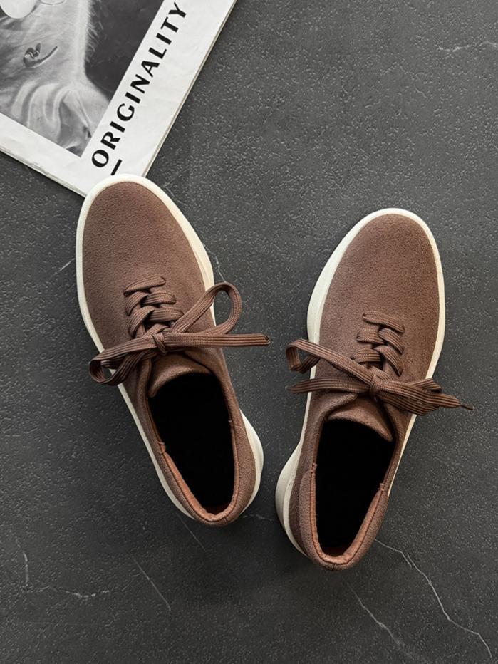 Suede Platform Sneakers - Image 13