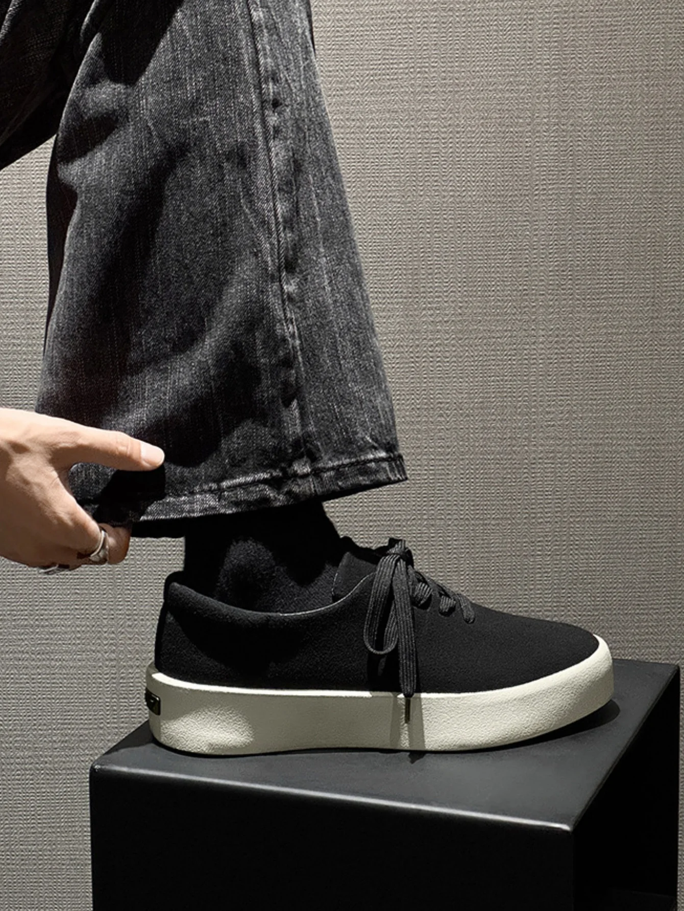 Suede Platform Sneakers - Image 5