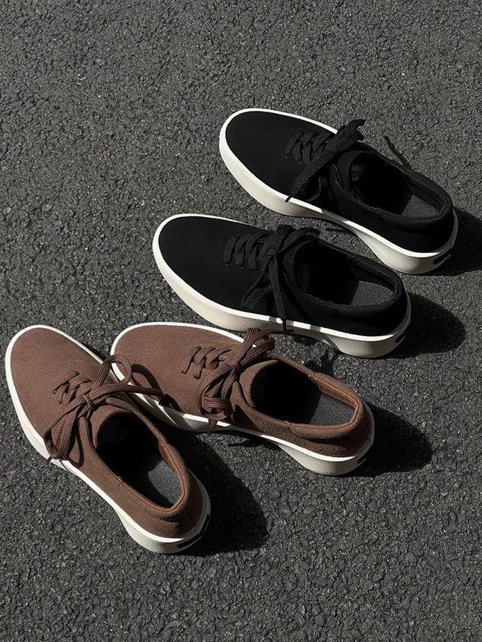 Suede Platform Sneakers - Image 7