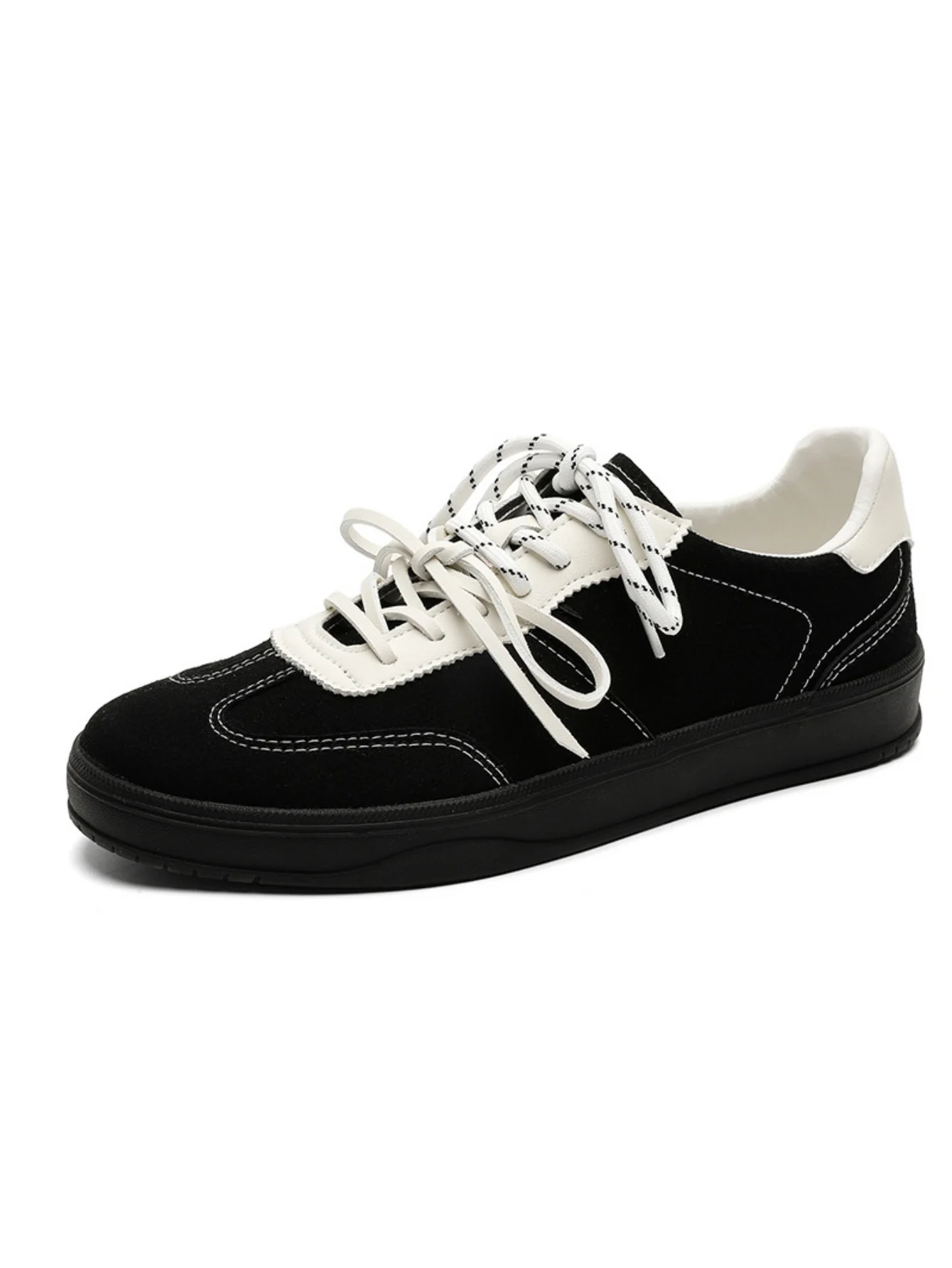 German Training Retro Color-blocked Lace-up Sneakers - Image 3