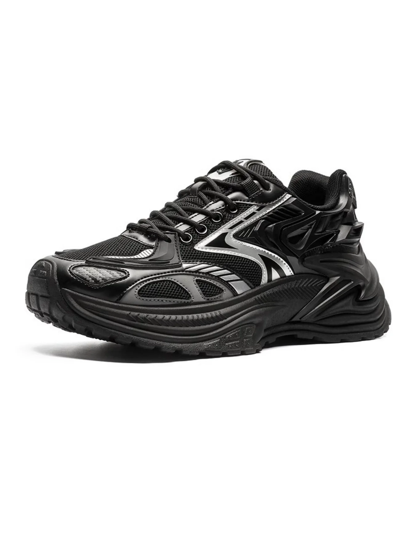 Color-blocked Platform Sneakers - Image 13