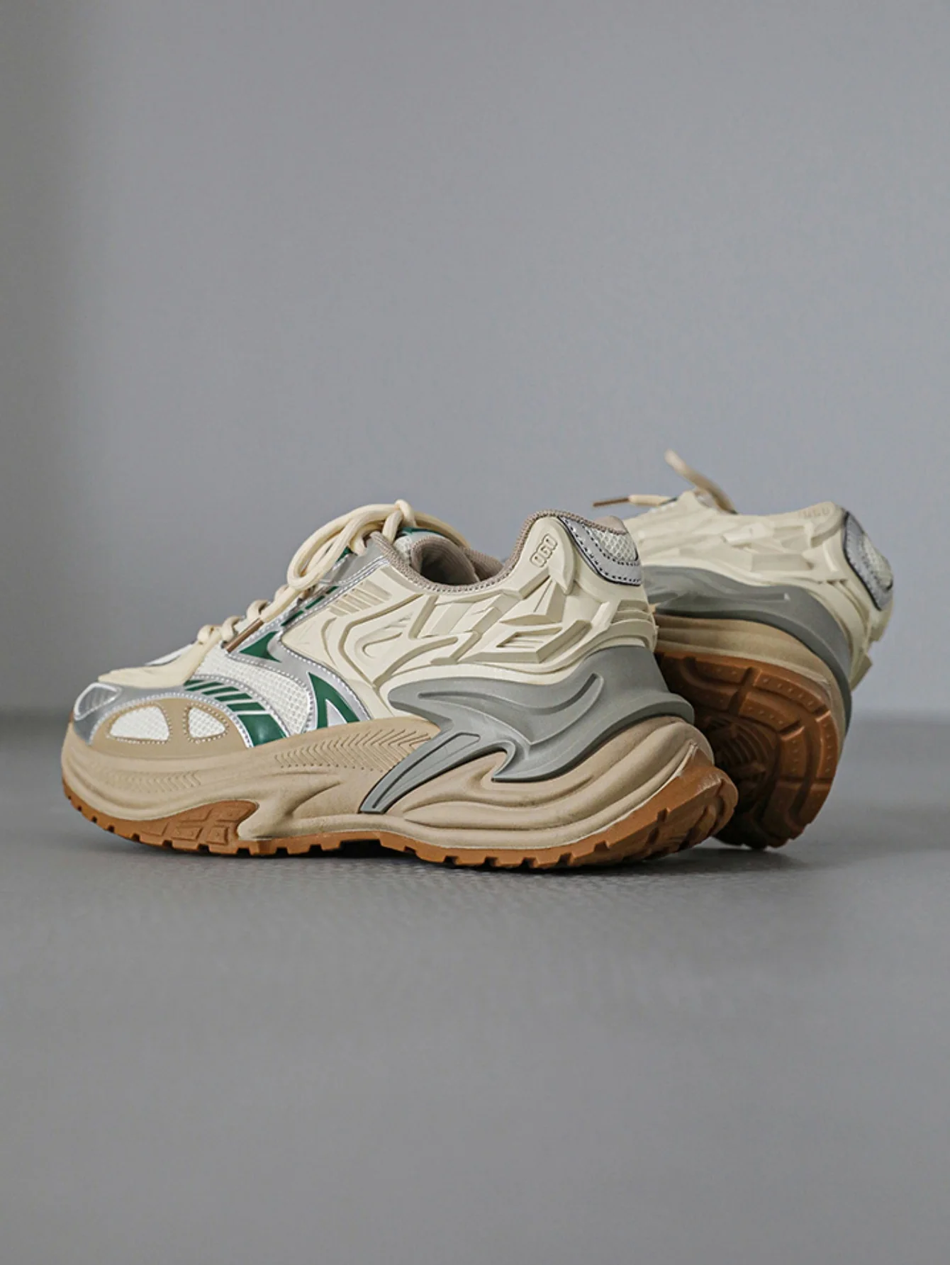 Color-blocked Platform Sneakers - Image 4
