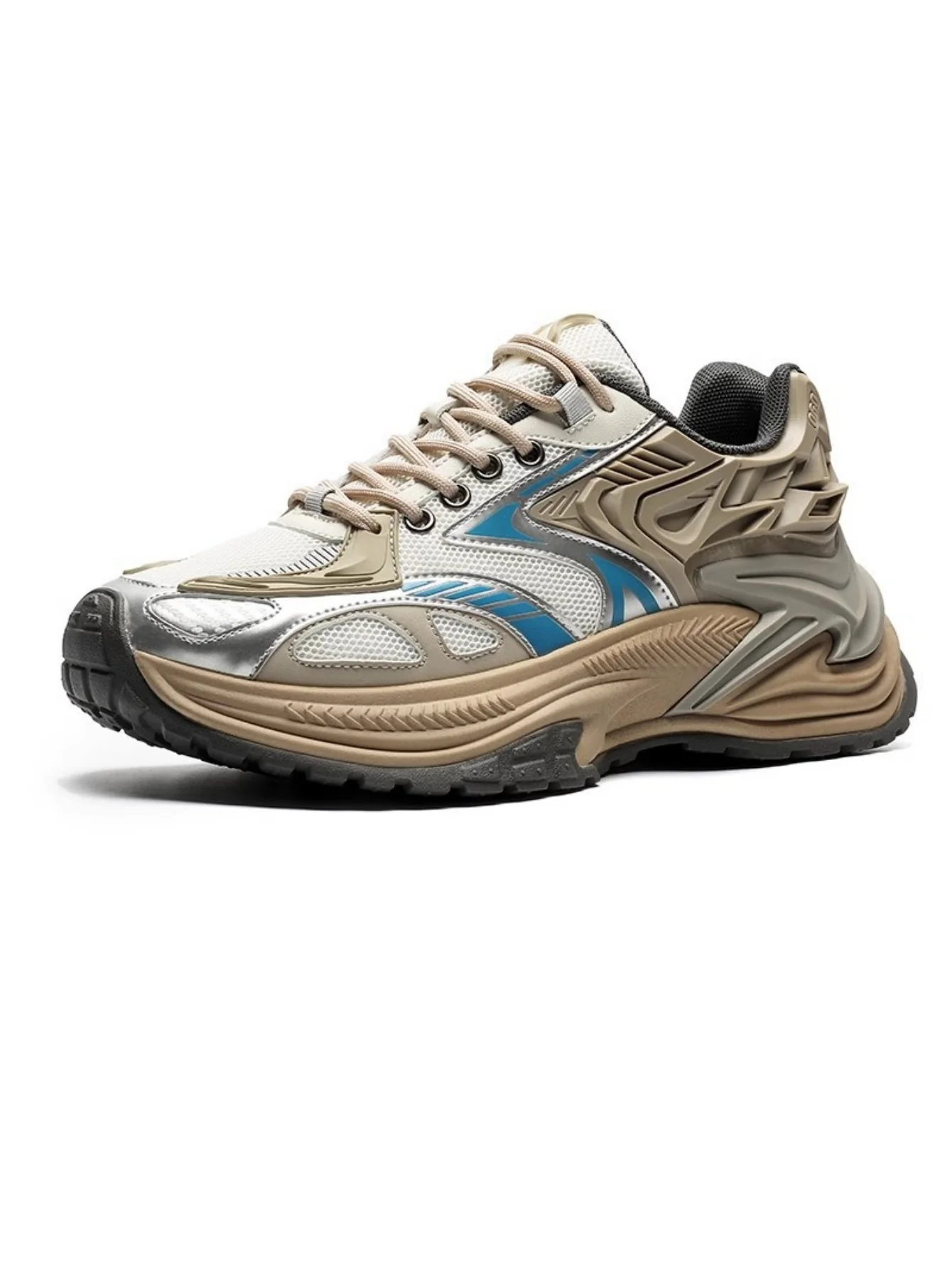 Color-blocked Platform Sneakers - Image 9