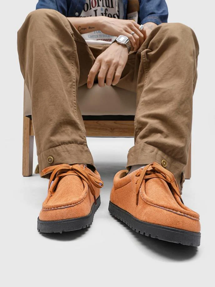 Suede Retro Casual Shoes - Image 13
