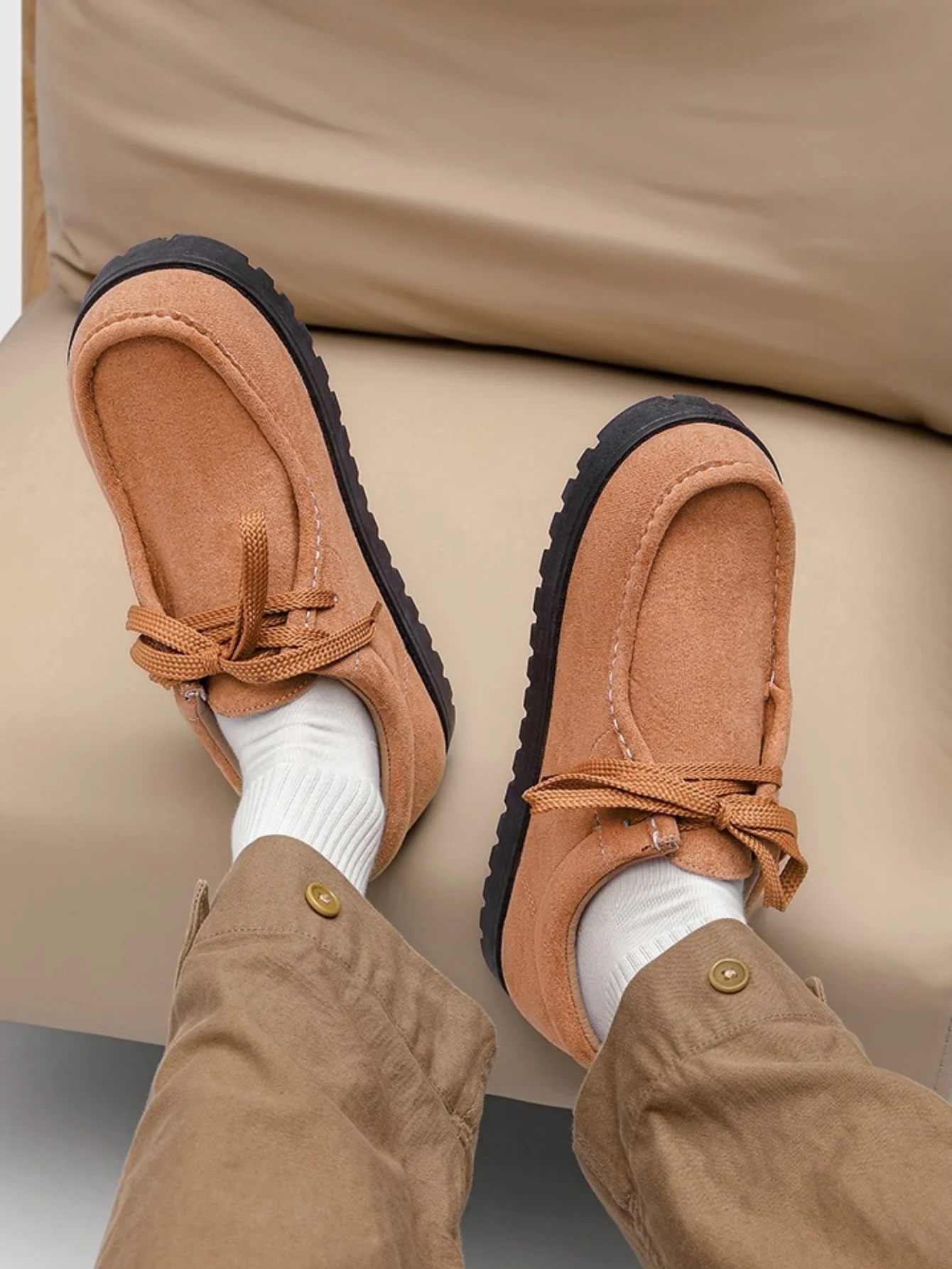 Suede Retro Casual Shoes - Image 14
