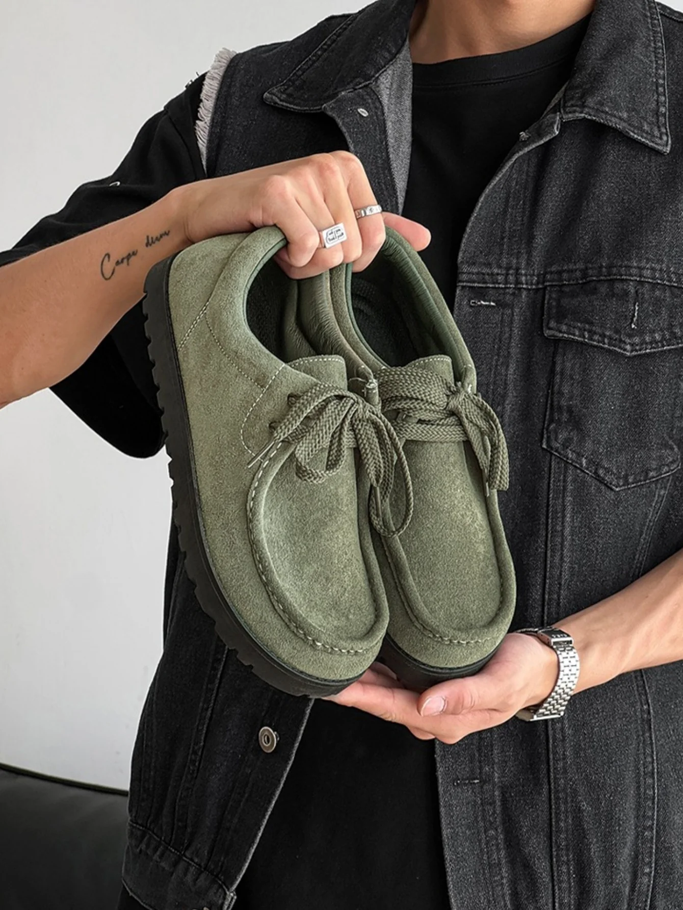 Suede Retro Casual Shoes - Image 17