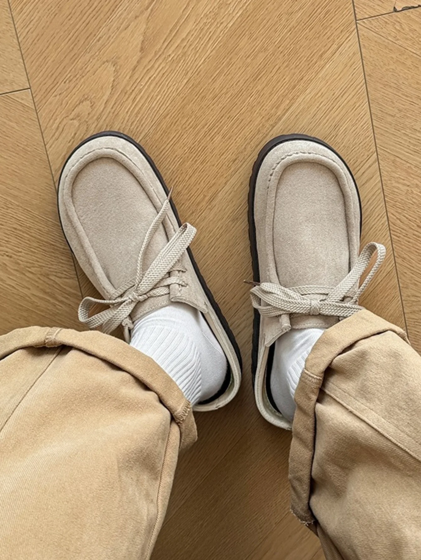 Suede Birkenstock Lace-up Closed-toe Slippers - Image 16