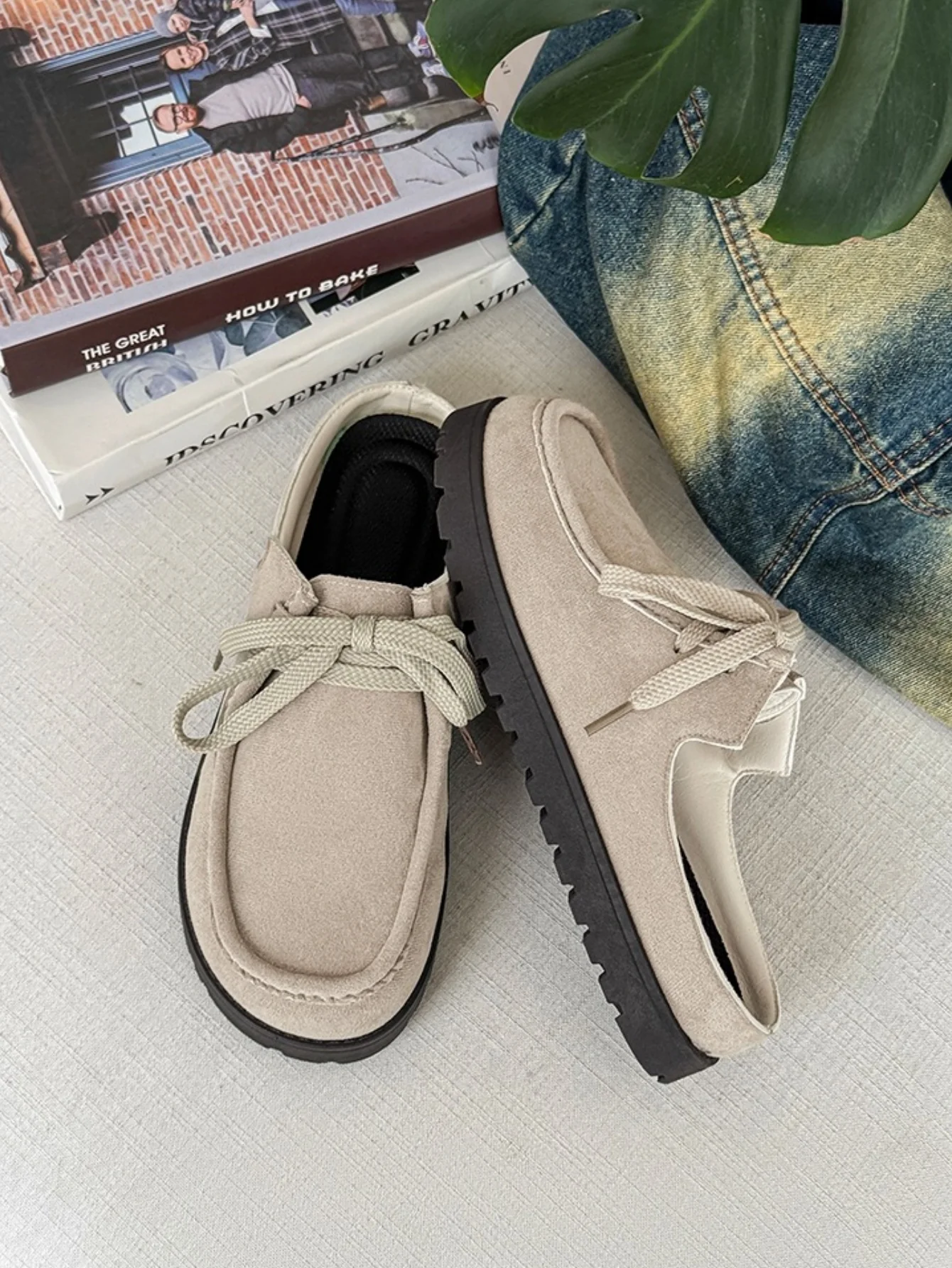 Suede Birkenstock Lace-up Closed-toe Slippers - Image 18