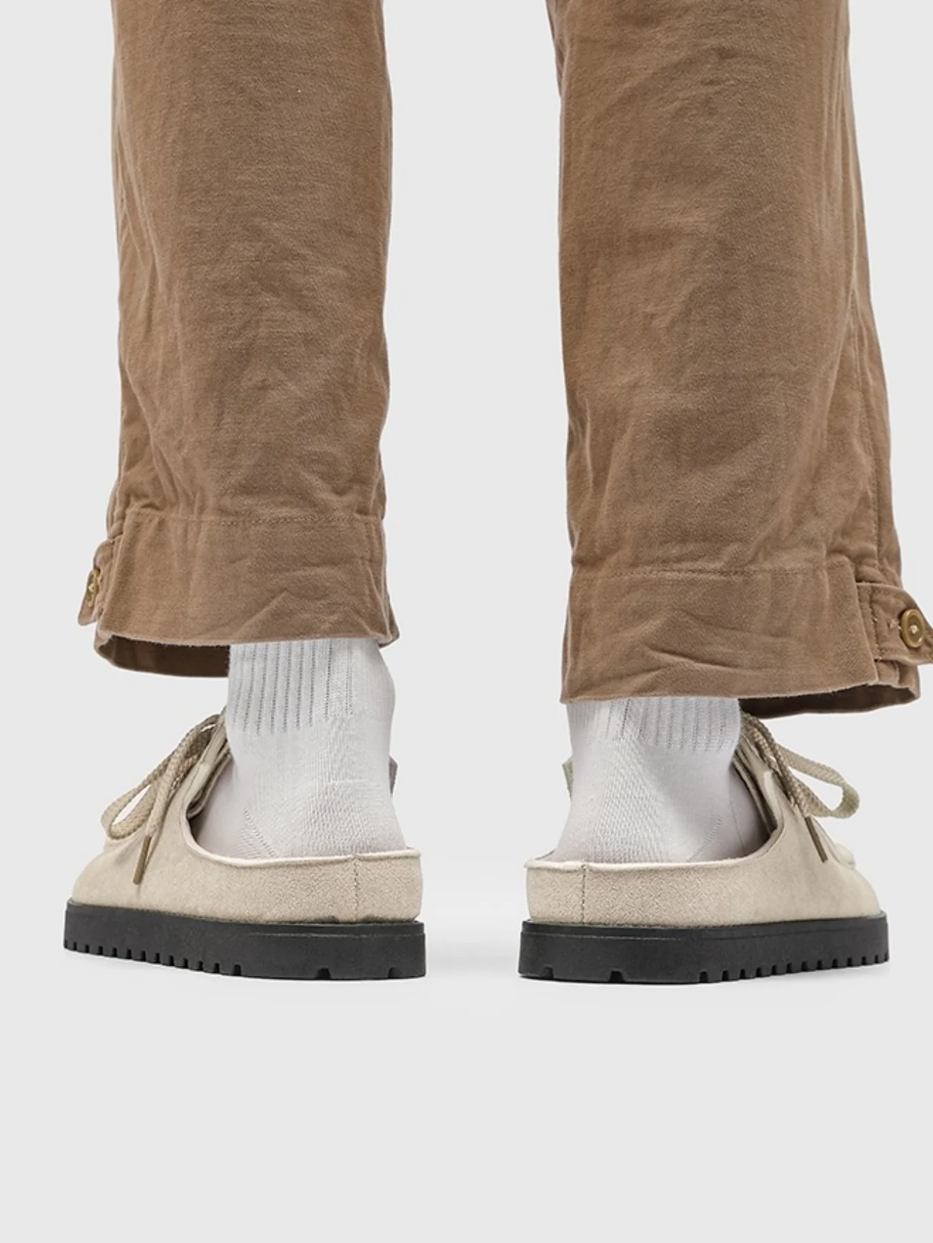 Suede Birkenstock Lace-up Closed-toe Slippers - Image 19