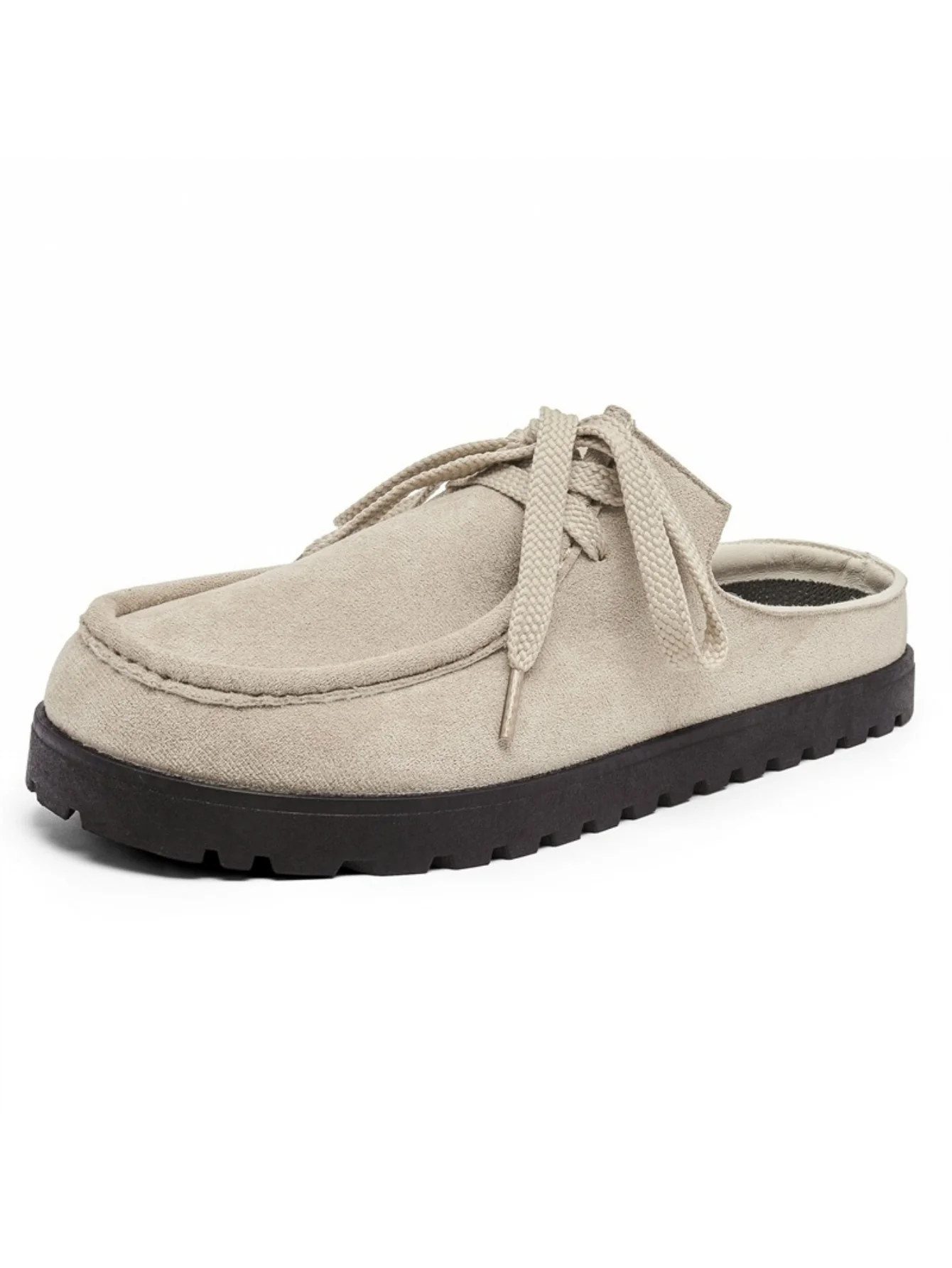 Suede Birkenstock Lace-up Closed-toe Slippers - Image 20