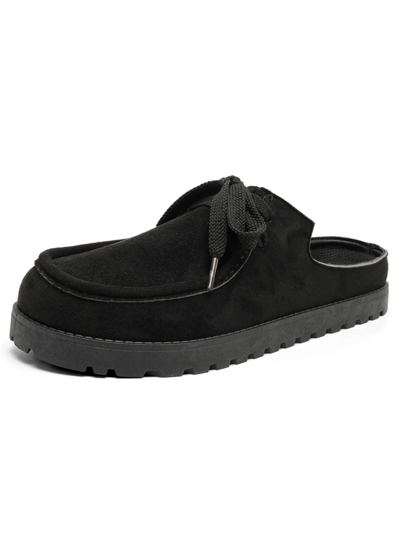 Suede Birkenstock Lace-up Closed-toe Slippers - Image 21
