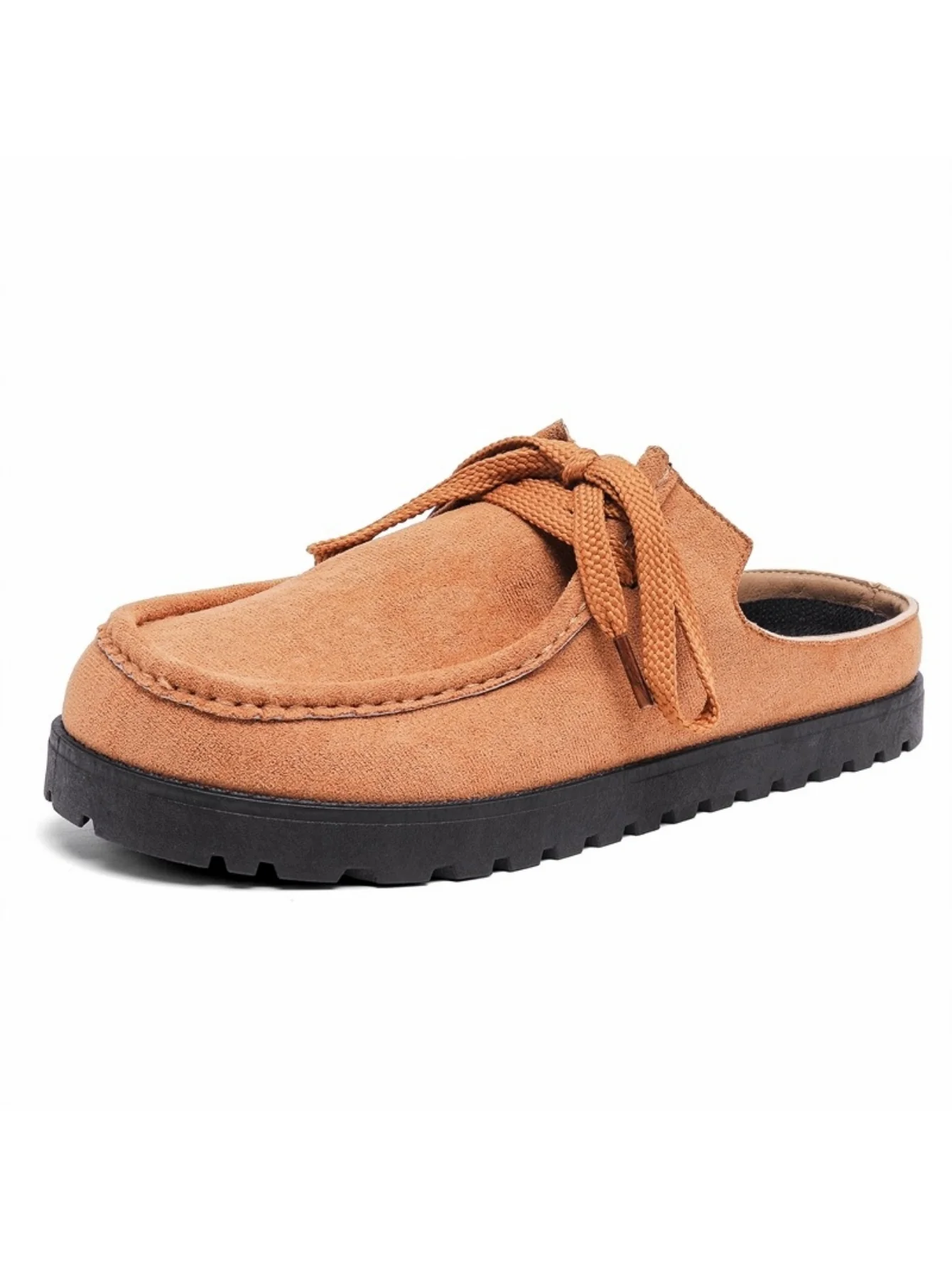 Suede Birkenstock Lace-up Closed-toe Slippers - Image 5