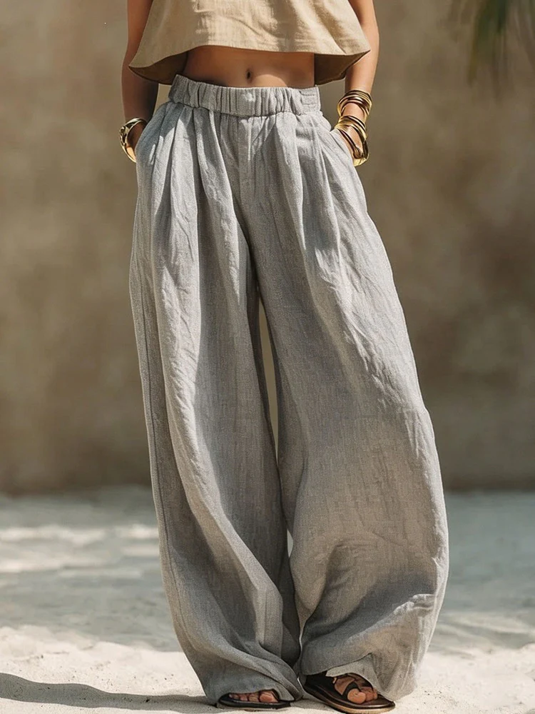 Solid Color Midi Dress - Image 2