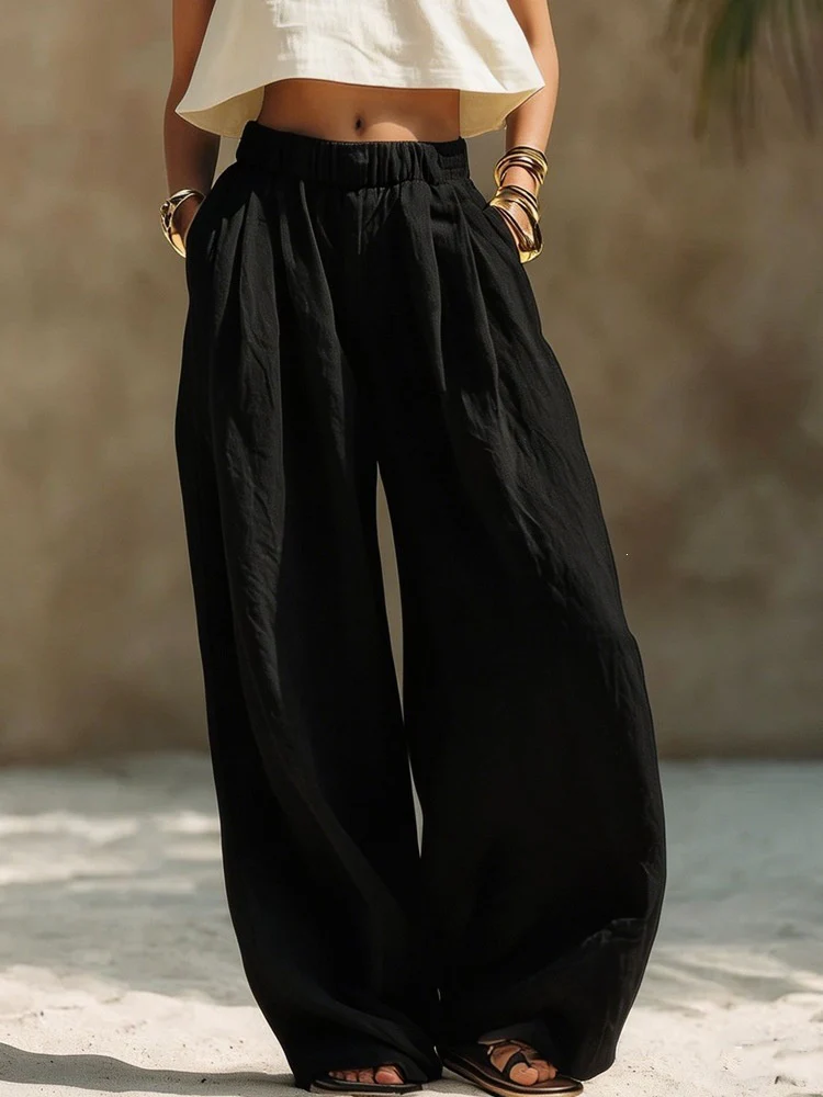 Solid Color Midi Dress - Image 3