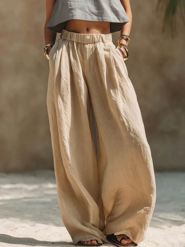 Solid Color Midi Dress - Image 5
