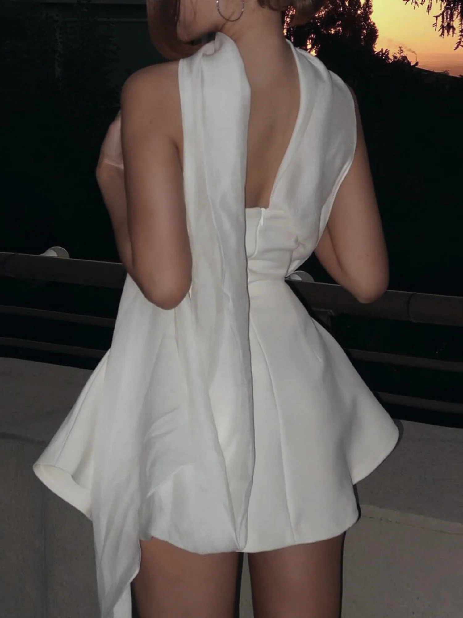 Ribbon Strapless Waist Shaping Mini&Short Dresses - Image 2